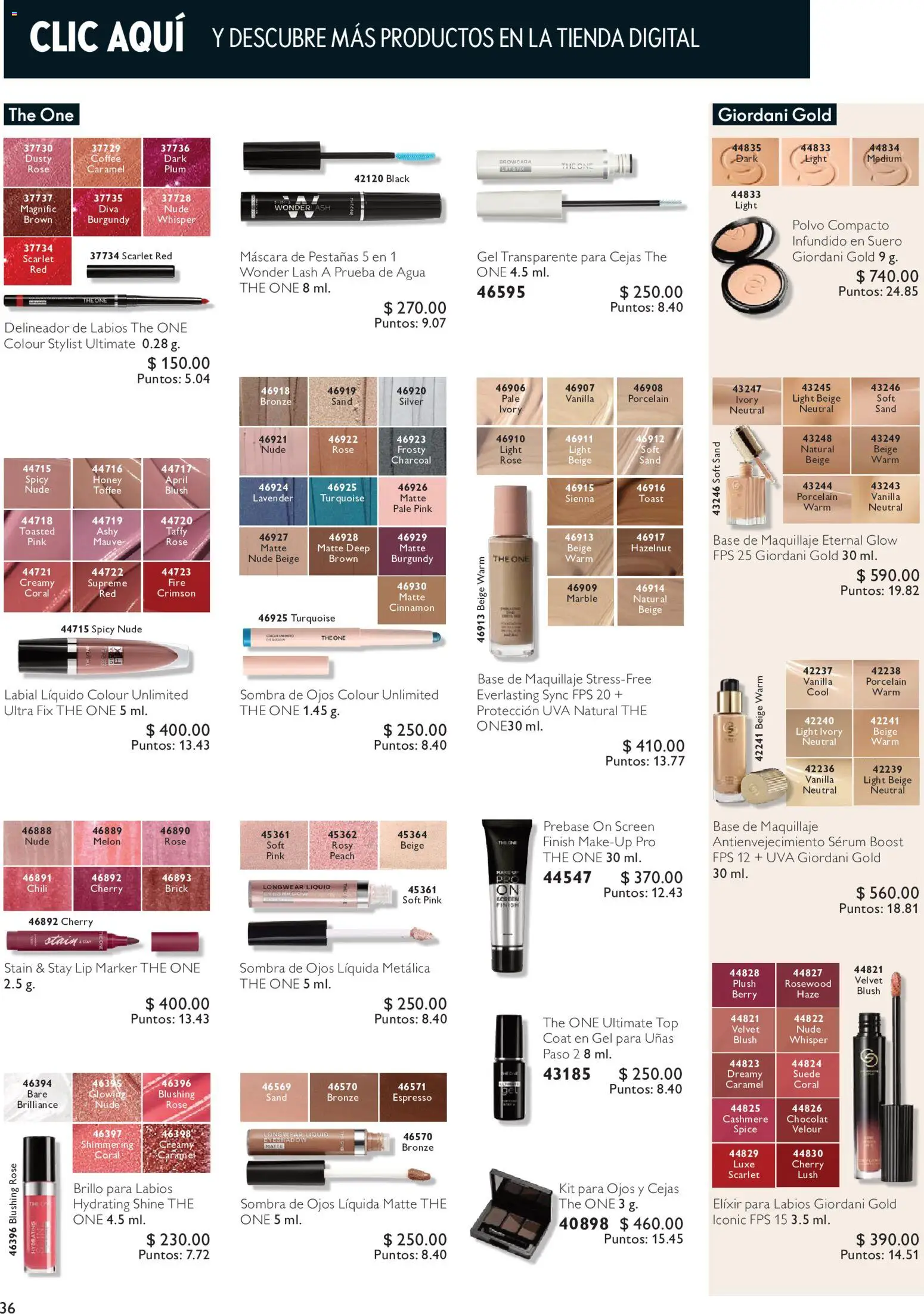 Nuevas ofertas de Oriflame válidas en toda la República Mexicana desde el 30.05.2026. ¡Encuentra las mejores ofertas en Oriflame campaña 8 2026! | Página: 36