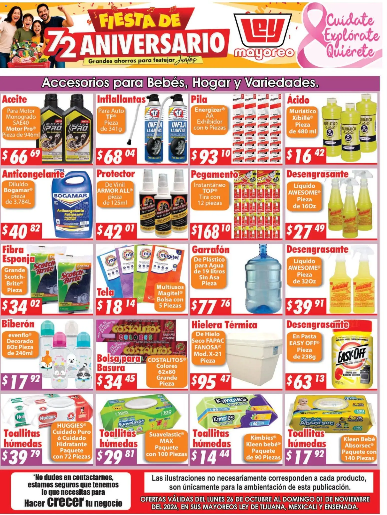 Nuevas ofertas de Casa Ley válidas en toda la República Mexicana desde el 26/10/2026. ¡Encuentra las mejores ofertas en Casa Ley folleto Frontera! | Página: 1