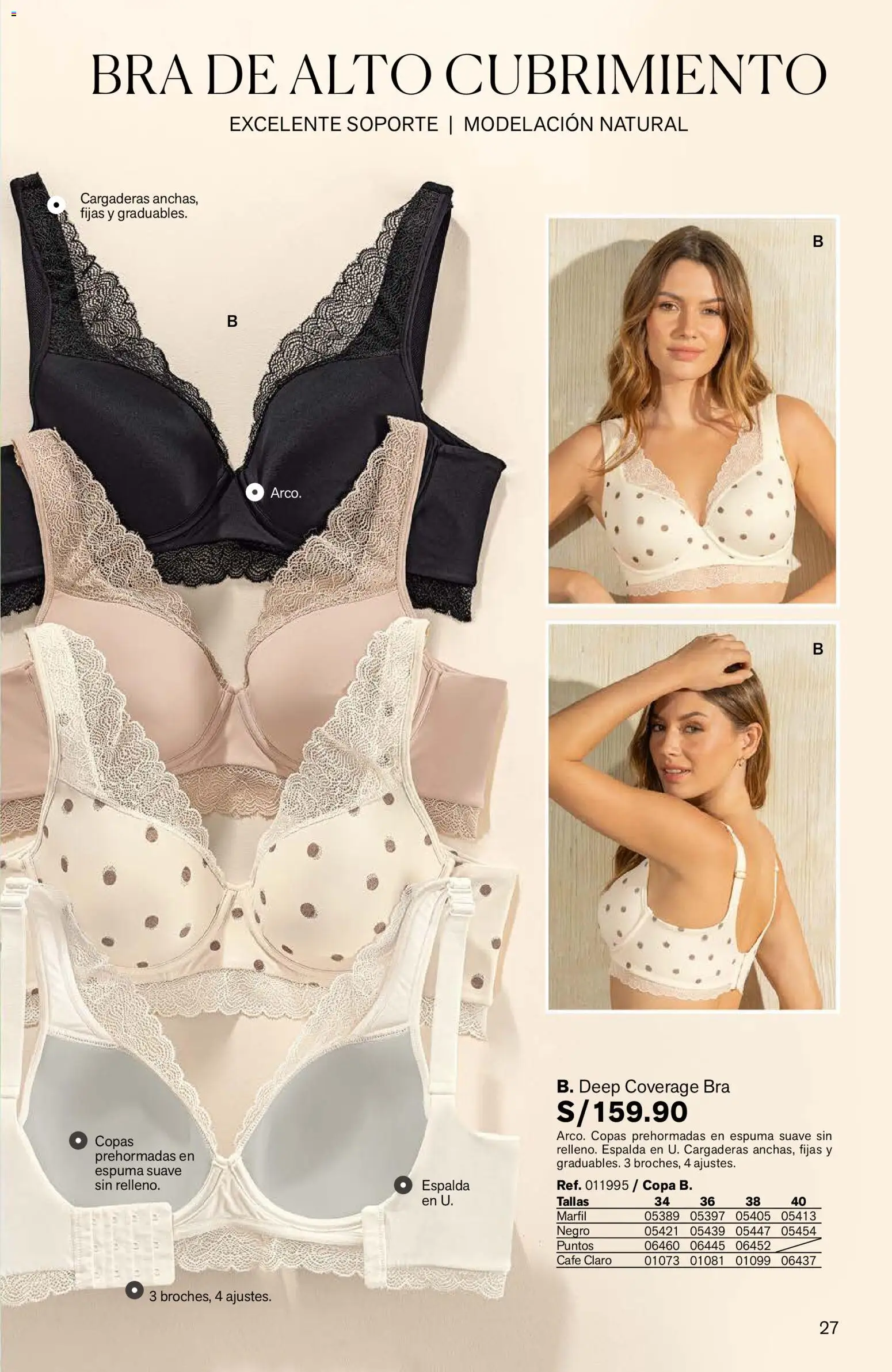 Catálogo Leonisa válido desde 24/08/2026 | Página: 27 | Productos: Espuma, Café