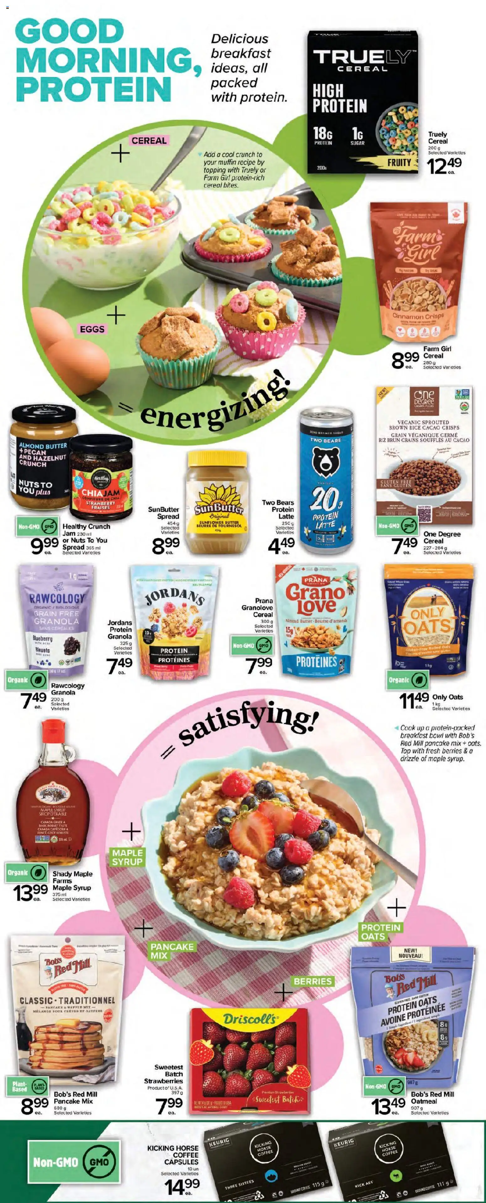 Metro flyer valid from Jul 9, 2026 | Page: 2 | Products: Nuts, Butter, Eggs, Coffee