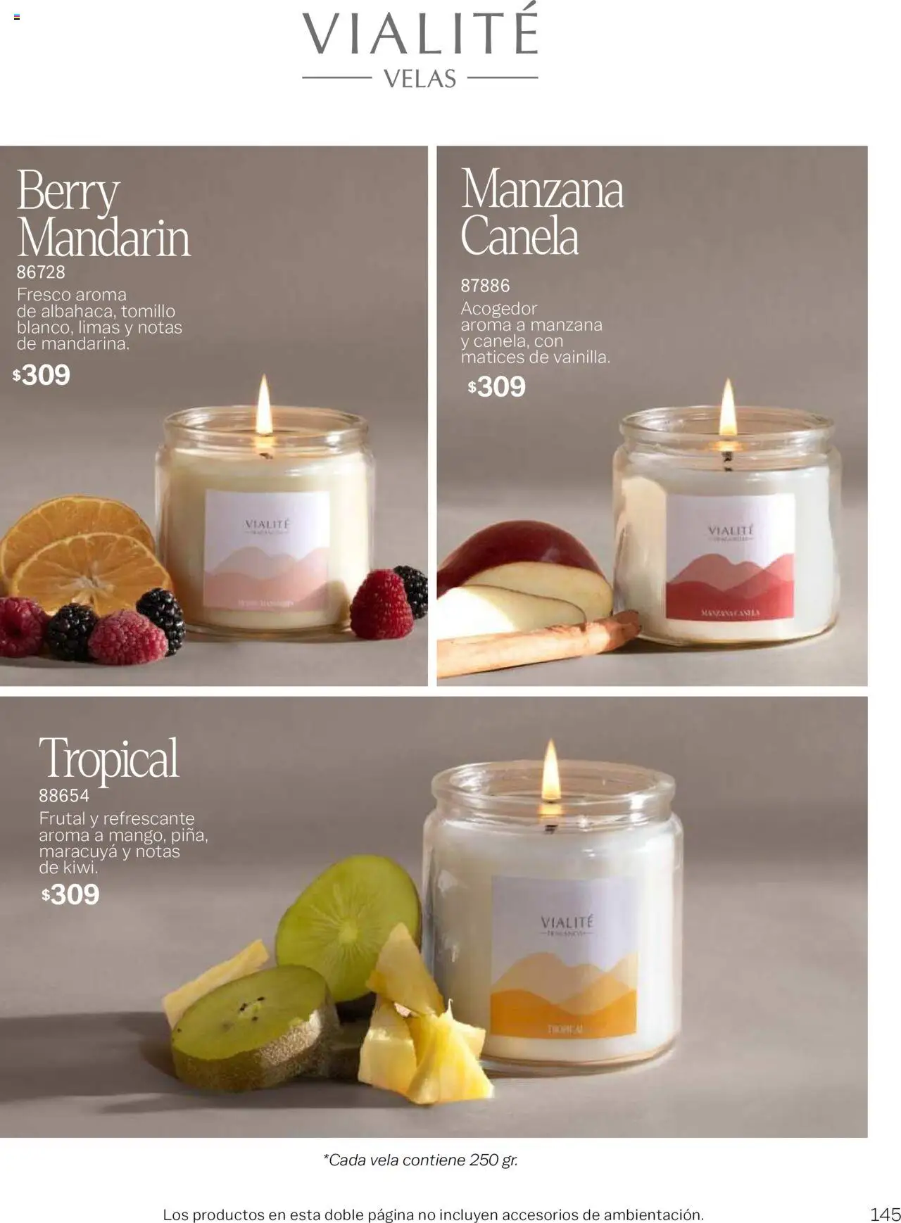 Nuevas ofertas de Vianney válidas en toda la República Mexicana desde el 15/08/2025. ¡Encuentra las mejores ofertas en Vianney - Catálogo Invierno! | Página: 147 | Productos: Manzana, Vela