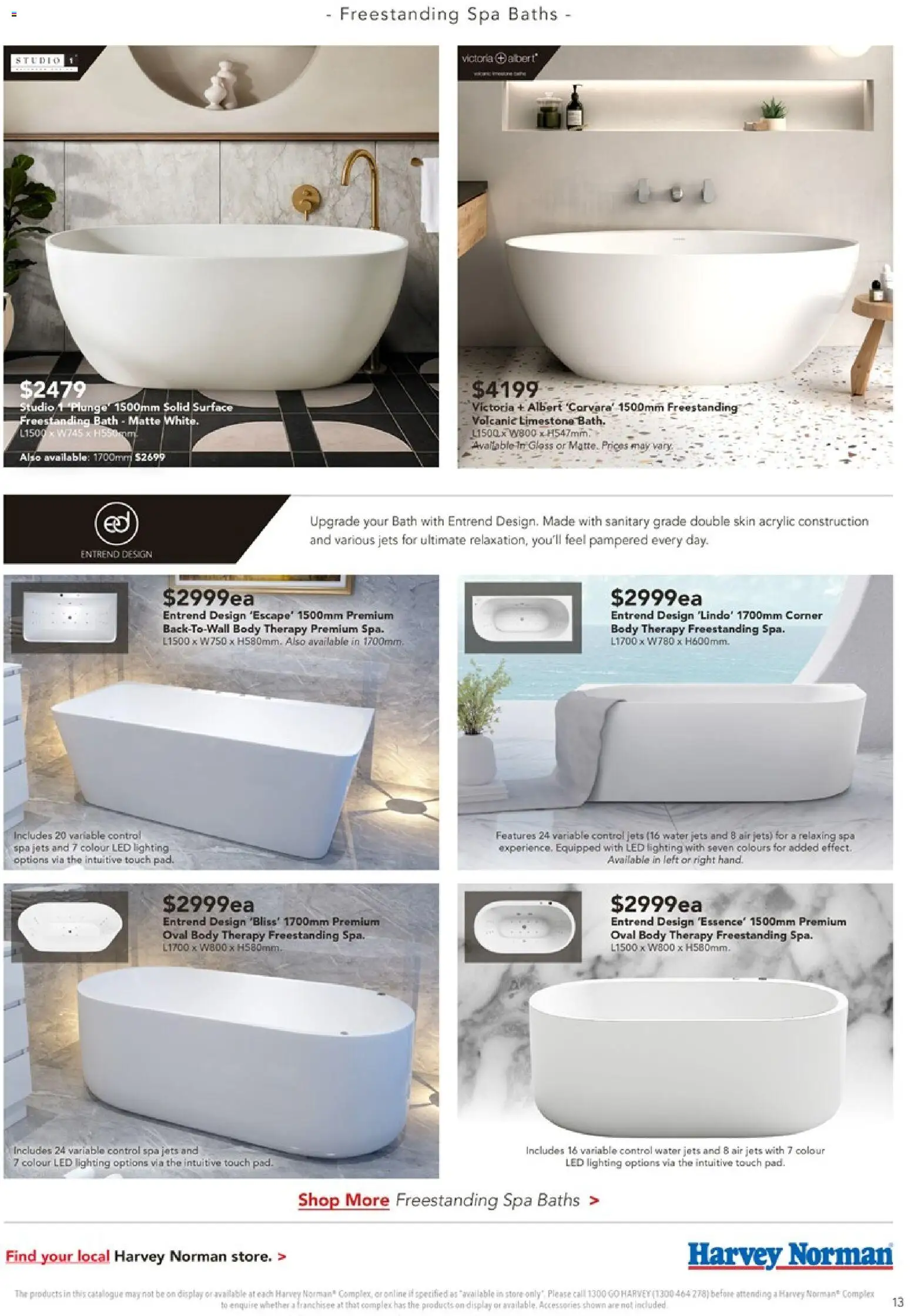 Harvey Norman catalogue - valid from 16/07/2026 | Page: 13 | Products: Bath, Water, Accessories