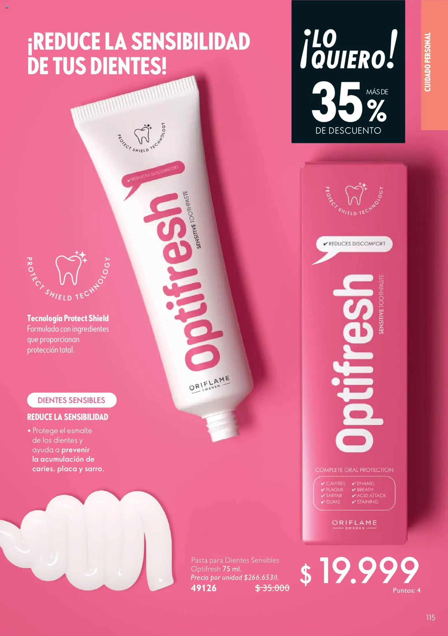 Oriflame revista - valida desde el 11/07/2026 | Página: 115 | Productos: Pasta