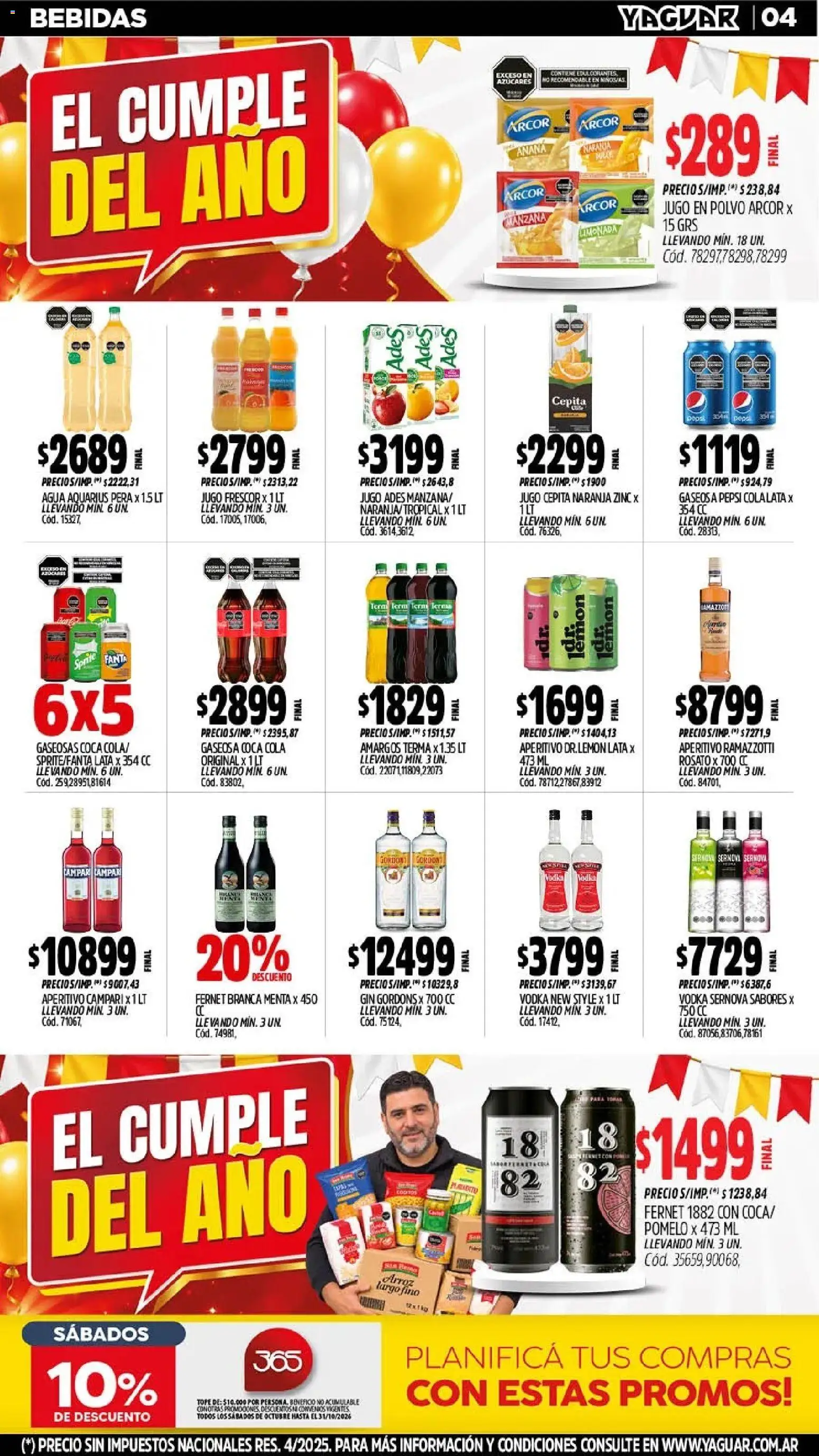 Yaguar - Oferta Semanal Santa Fé │ válido desde el 26/10/2026 | Página: 6