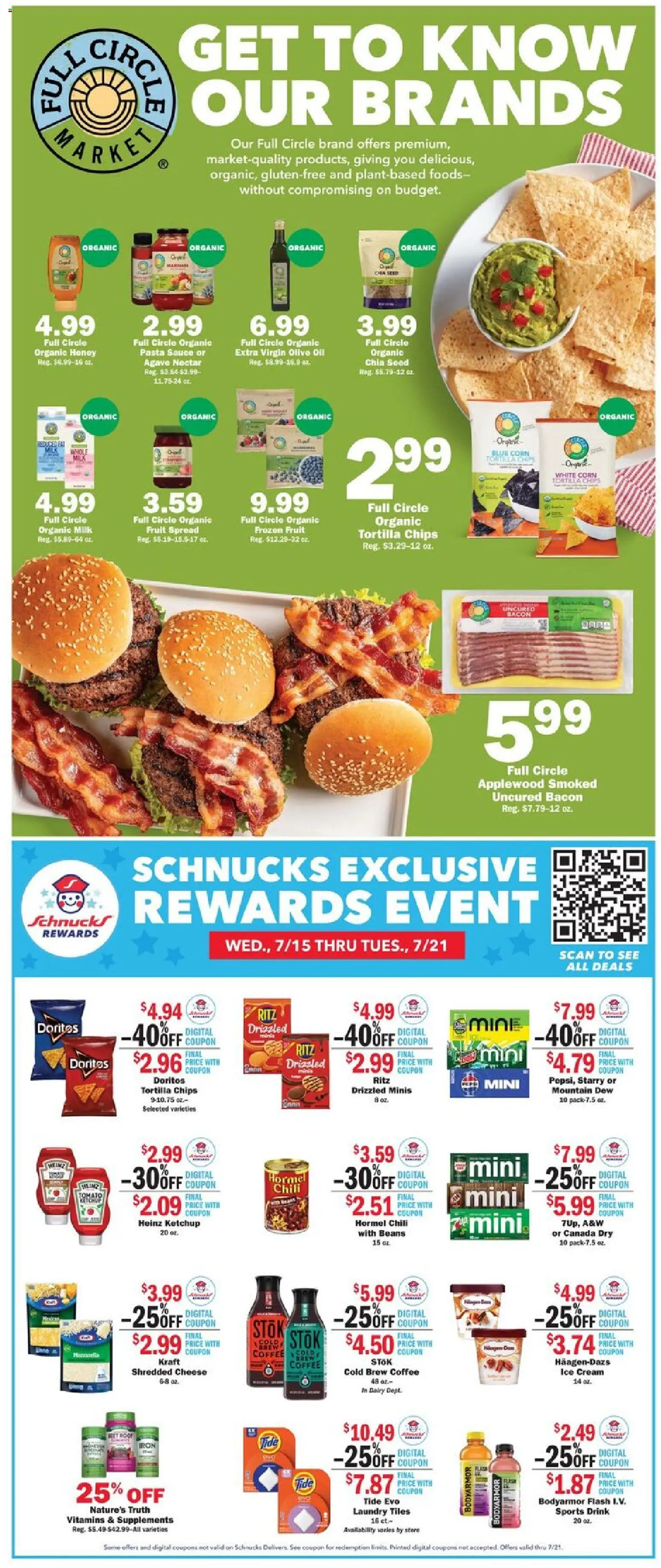 Schnucks Weekly Print Ad - IN - valid from 07/15/2026 | Page: 2 | Products: Cheese, Pasta, Cream, Iron