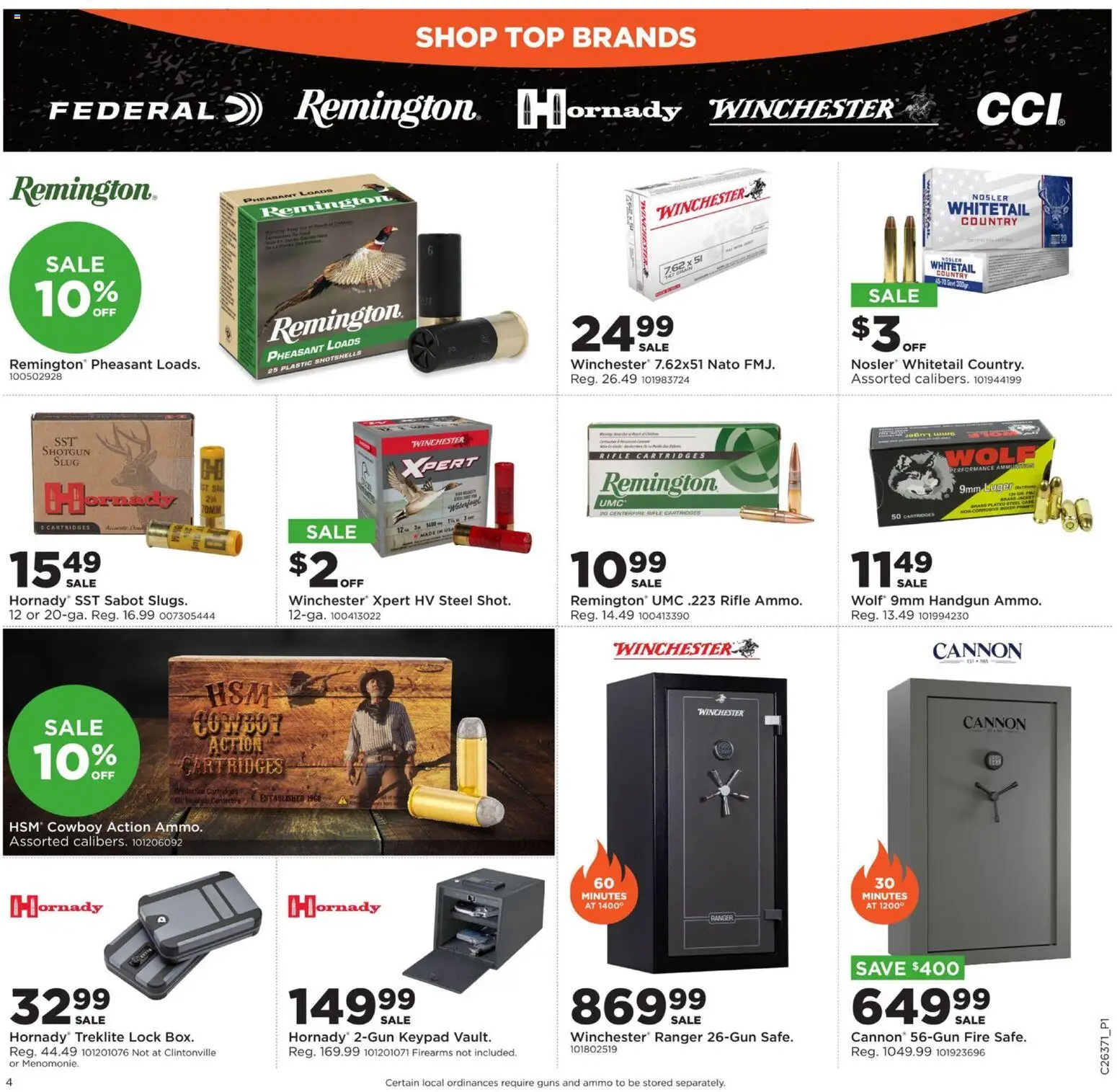 Mills Fleet Farm Weekly Ad - valid from 09/08/2026 | Page: 6 | Products: Shotgun, Jacket, Handgun, Rifle
