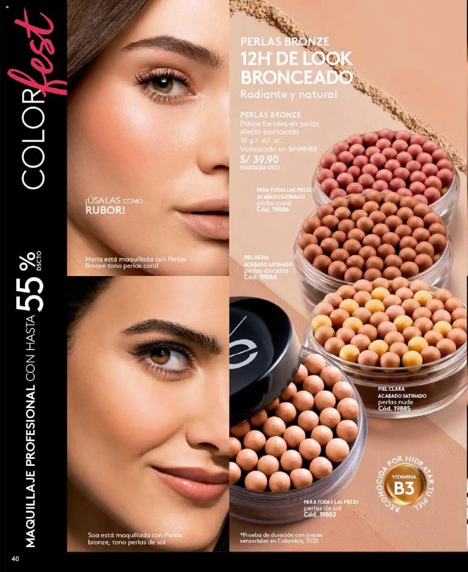 Catálogo Ésika válido desde 30.05.2026 | Página: 40 | Productos: Maquillaje, Rubor