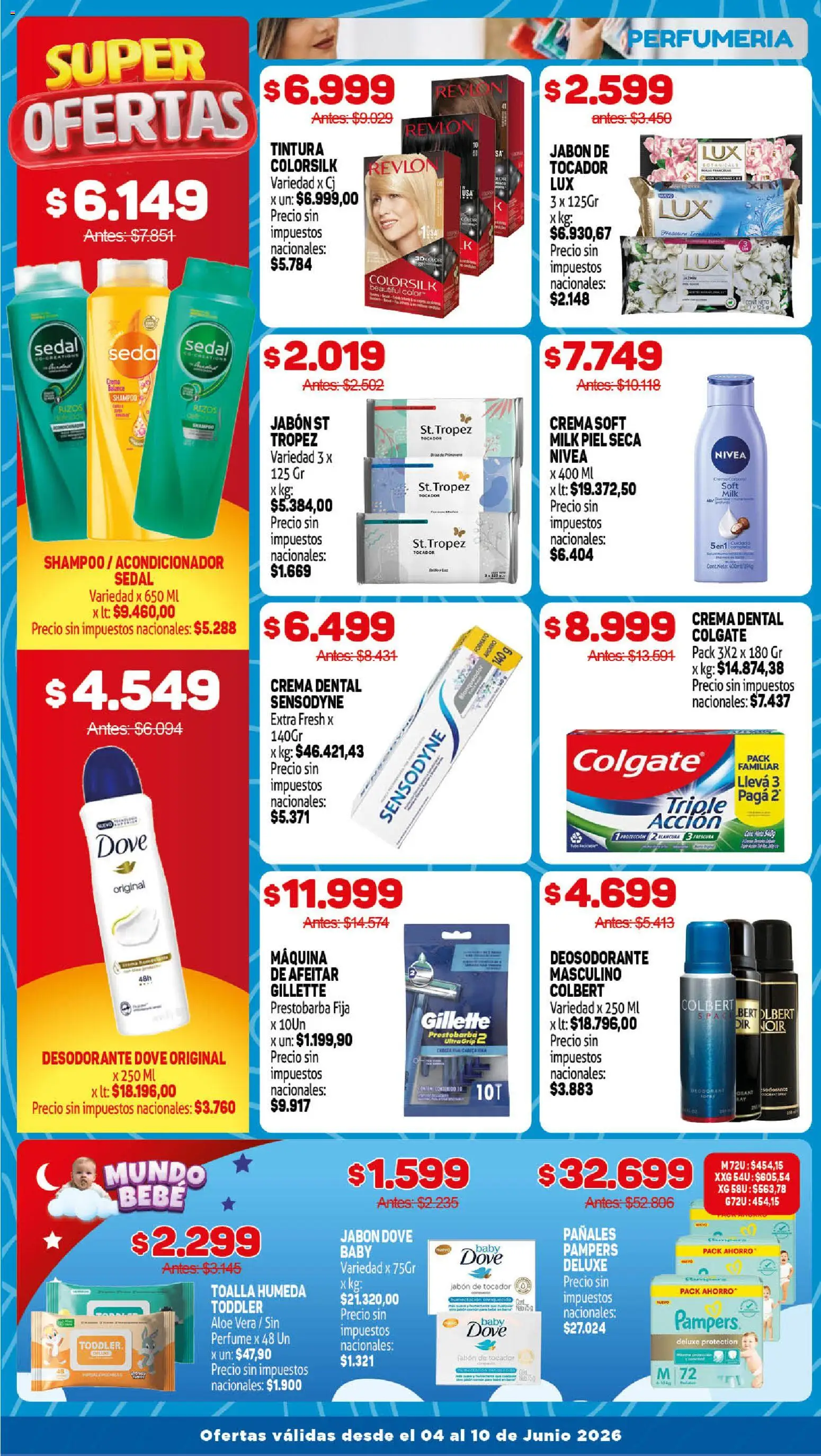 Makro ofertas │ válido desde el 04.06.2026 | Página: 12 | Productos: Toalla, Perfume, Shampoo, Jabón