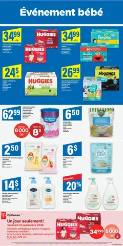 Preview of Maxi weekly flyer / circulaire from shop Maxi valid from Sep 17, 2026 | Page: 11 | Products: Iron, Powder, Diapers, Underwear