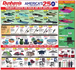 Preview of Dunham's Sports weekly ads valid from 07/04/2026