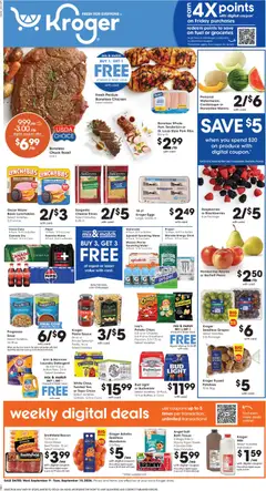 Preview of Kroger weekly ads valid from 09/09/2026