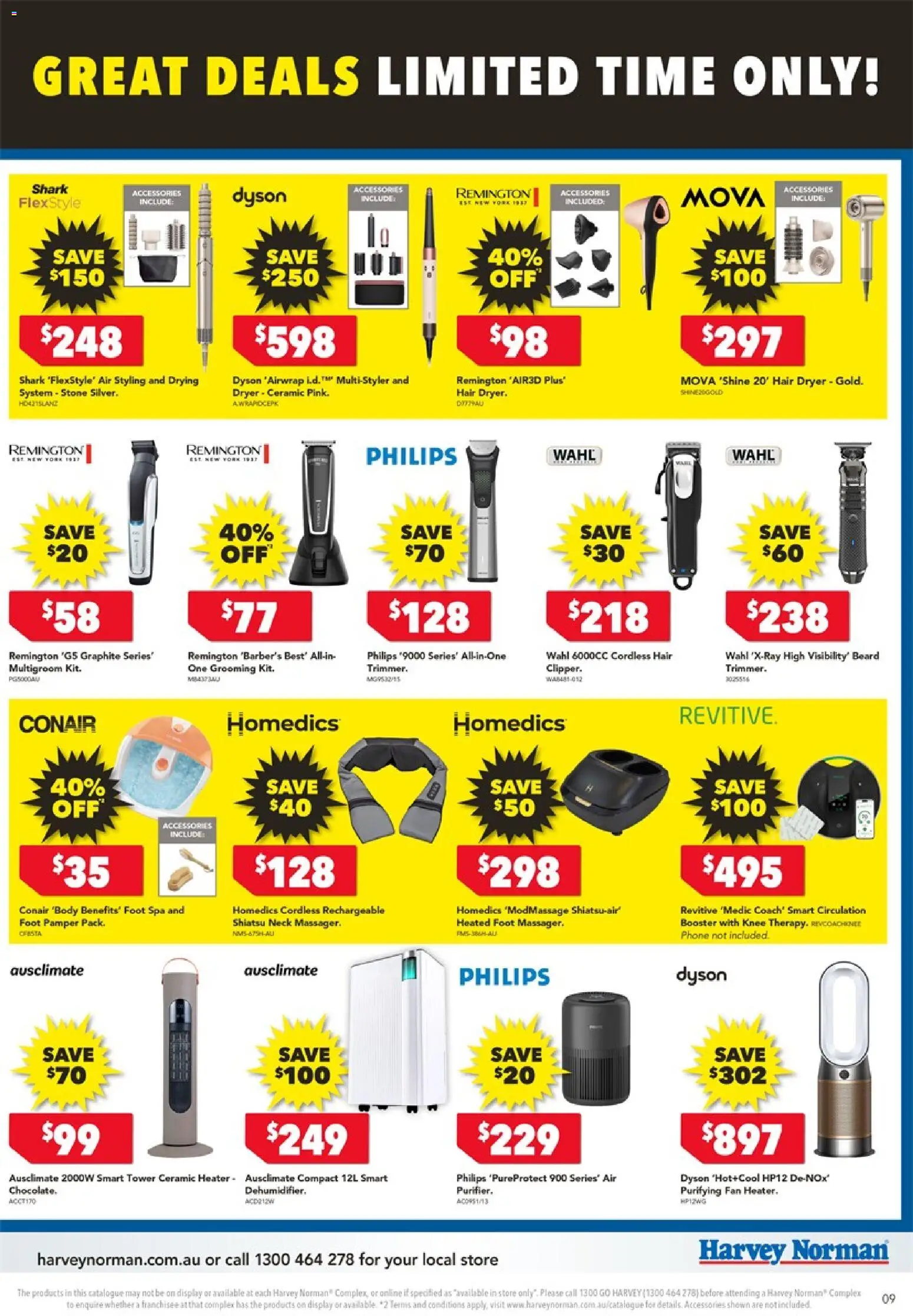 Harvey Norman catalogue - valid from 04.06.2026 | Page: 9 | Products: Phone, Dryer, Fan, Hair dryer
