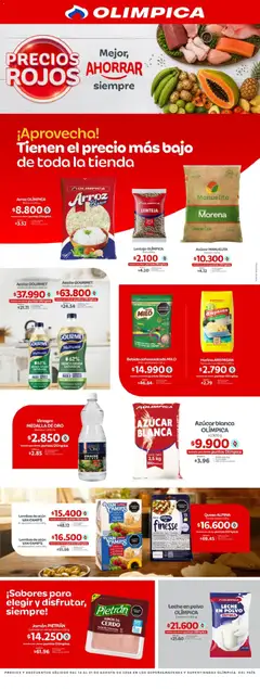 Olímpica catálogo preciosrojos -  Vista previa de la revista de la tienda Olímpica valido desde el 14/08/2026