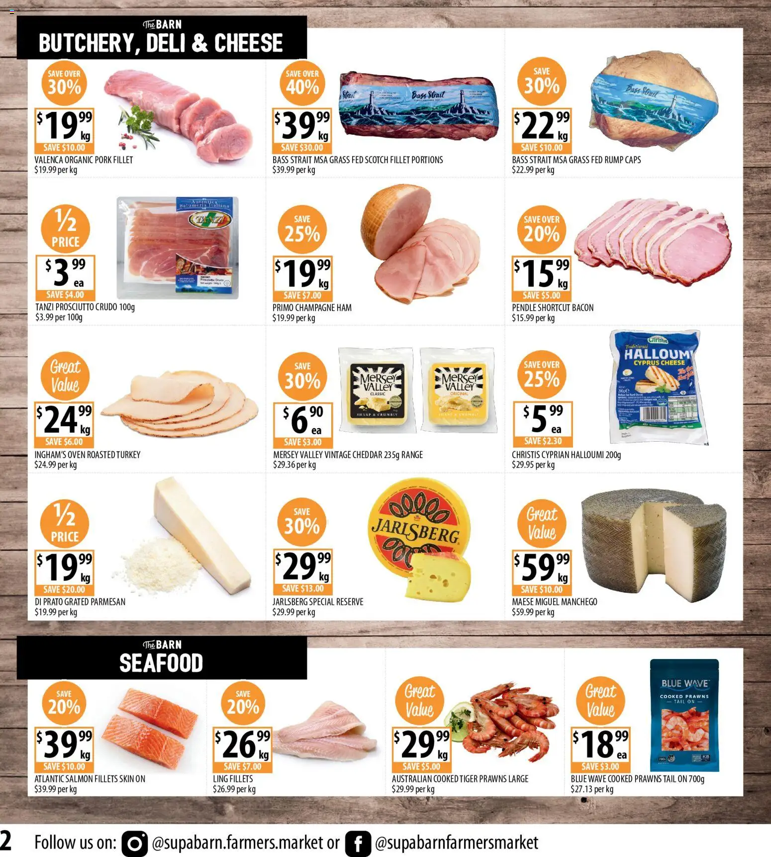 Supabarn catalogue - valid from 15/07/2026 | Page: 2 | Products: Champagne, Ham, Prawns, Fillet