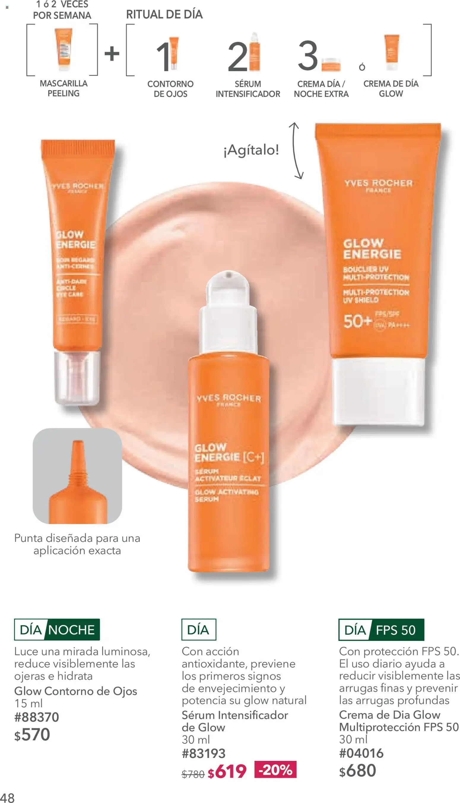 Nuevas ofertas de Yves Rocher válidas en toda la República Mexicana desde el 14/07/2026. ¡Encuentra las mejores ofertas en Yves Rocher campaña 10 2026! | Página: 48 | Productos: Contorno de ojos, Contorno, Mascarilla, Peeling