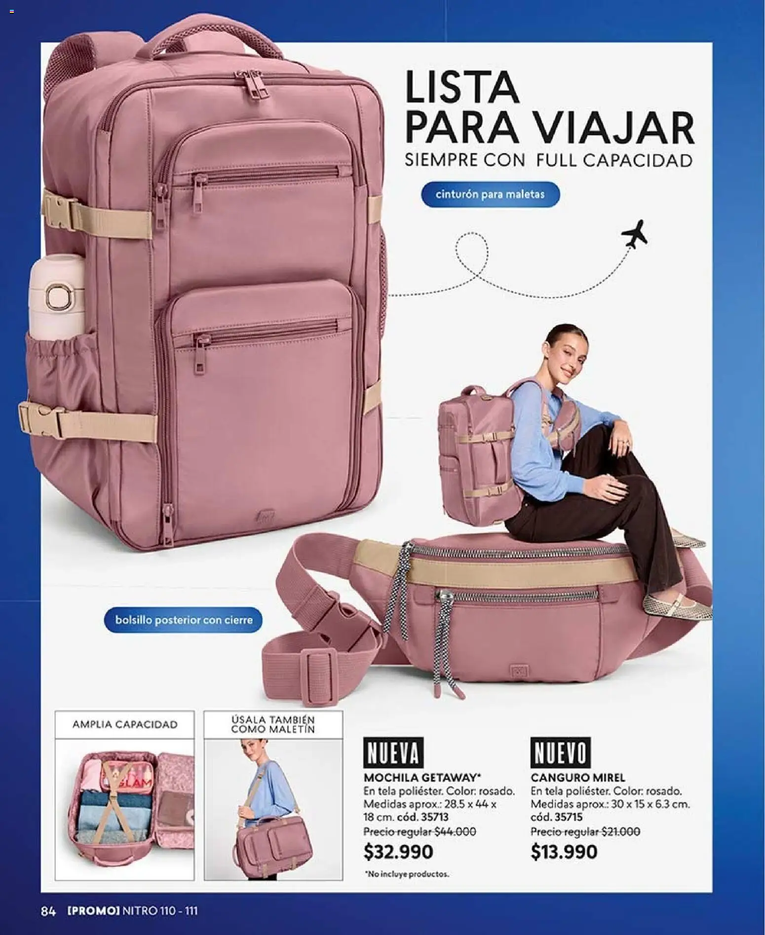 Catálogo CyZone Campaña 14 │ válido desde el 16.08.2026 | Página: 84 | Productos: Maletin, Mochila, Cinturón