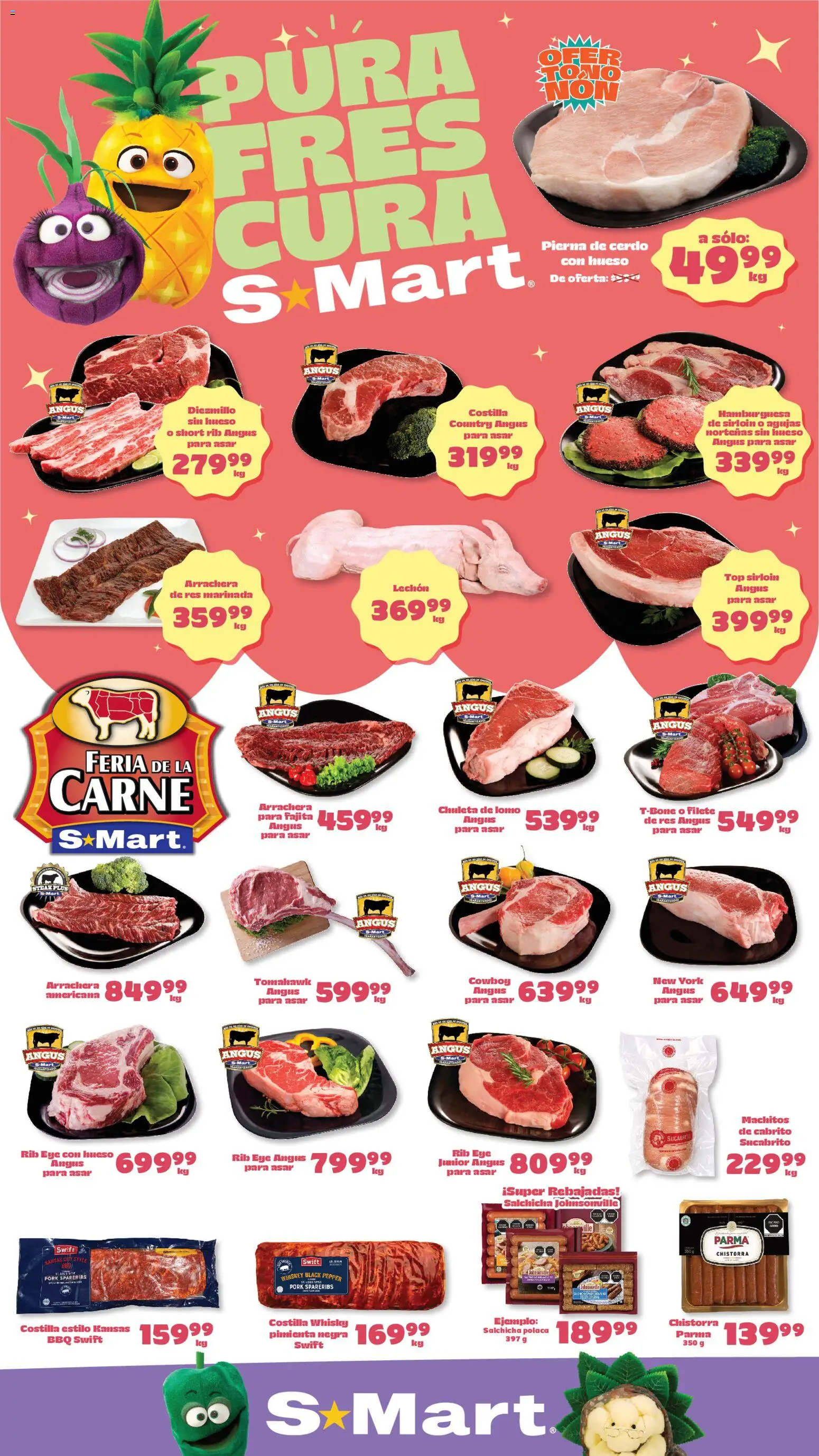 Nuevas ofertas de S-Mart válidas en toda la República Mexicana desde el 08.05.2026. ¡Encuentra las mejores ofertas en S-Mart folleto Ofertas de feria Chihuahua! | Página: 3 | Productos: Whiskey, Pimienta, Machitos, Whisky
