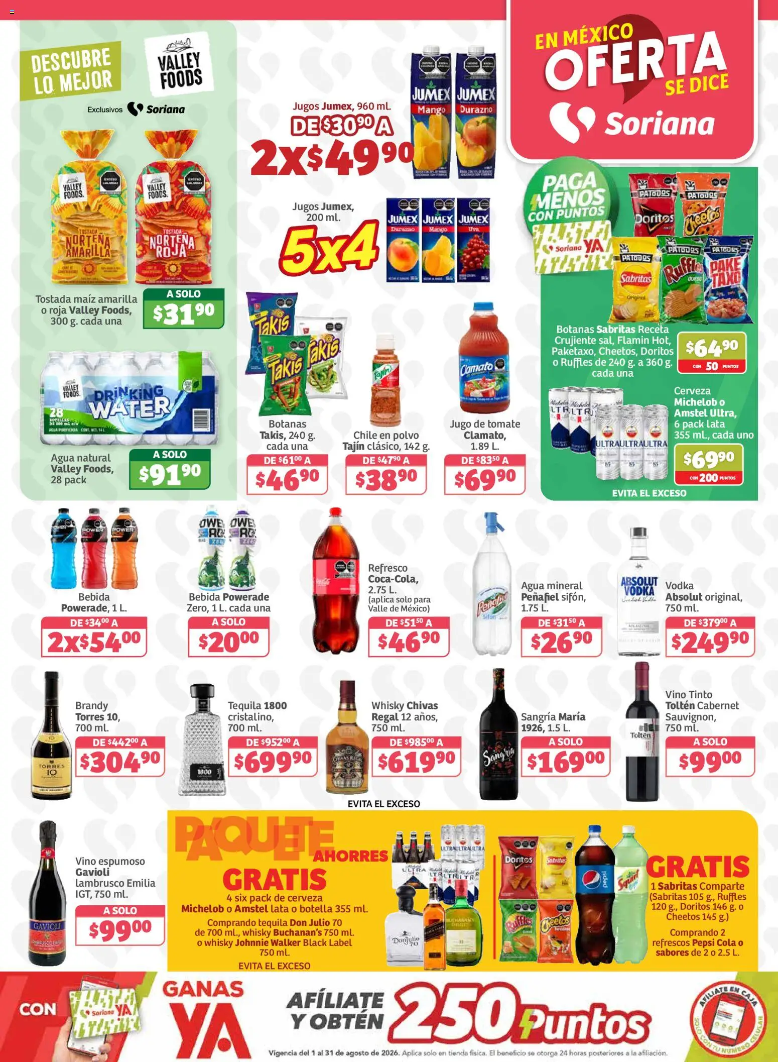 Nuevas ofertas de Soriana válidas en toda la República Mexicana desde el 28/08/2026. ¡Encuentra las mejores ofertas en Soriana Oferta se dice Soriana Híper Nacional! | Página: 3