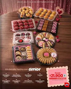 Olímpica catálogo Amor y amistad -  Vista previa de la revista de la tienda Olímpica valido desde el 14/09/2026 | Página: 3 | Productos: Estuche, Amapola, Brownies, Chocolate