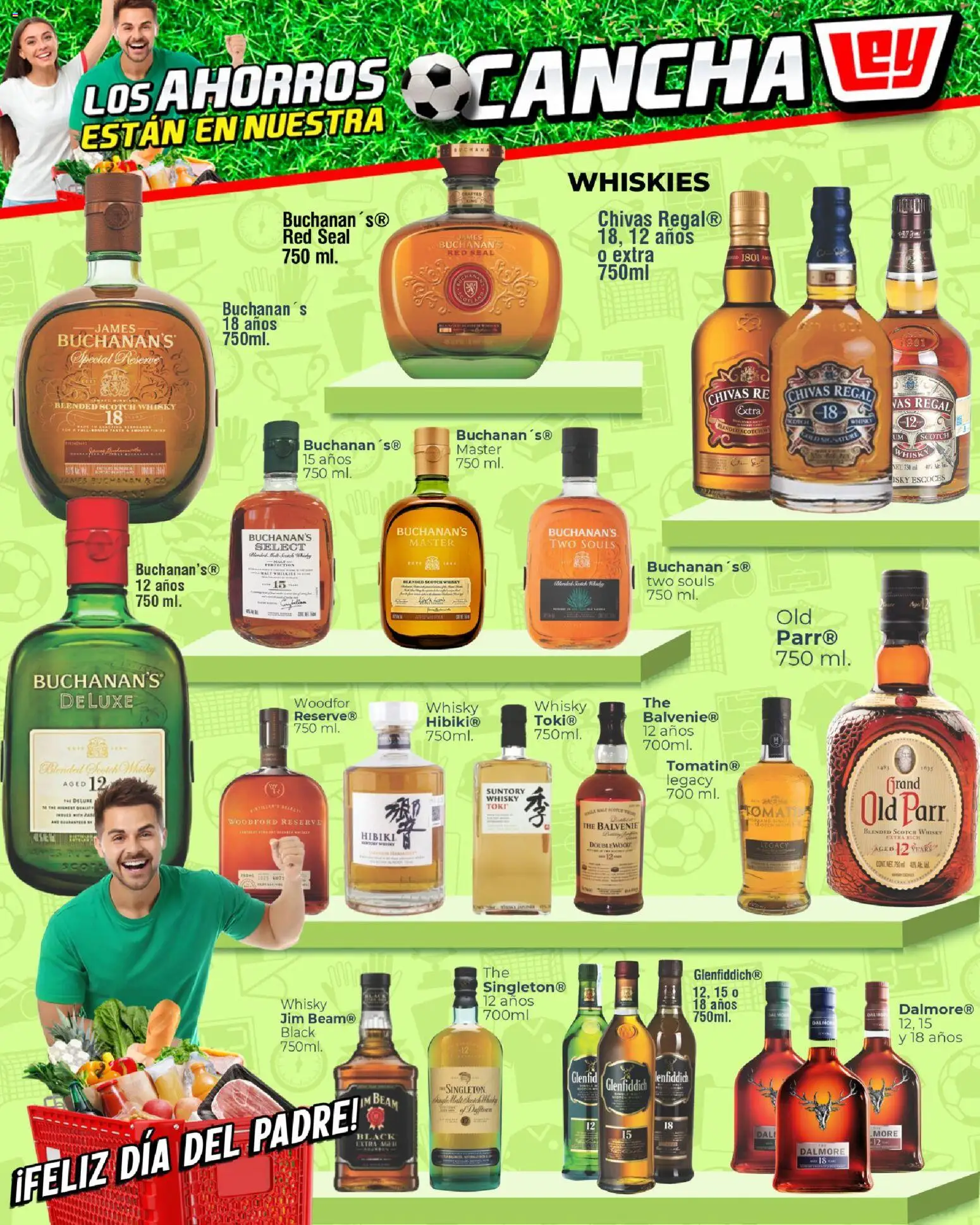 Nuevas ofertas de Casa Ley válidas en toda la República Mexicana desde el 11.06.2026. ¡Encuentra las mejores ofertas en Casa Ley folleto Día del Padre con Con Mundial 2026! | Página: 33 | Productos: Whisky