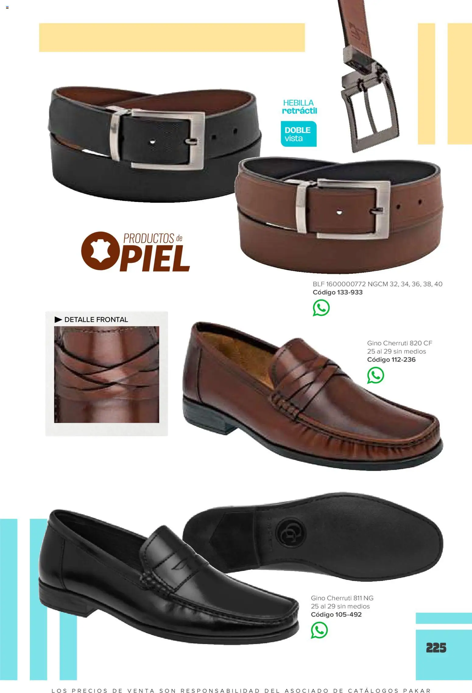 Nuevas ofertas de SC Pakar válidas en toda la República Mexicana desde el 30.01.2026. ¡Encuentra las mejores ofertas en SC Pakar catálogo Hombre! | Página: 225 | Productos: Hebilla