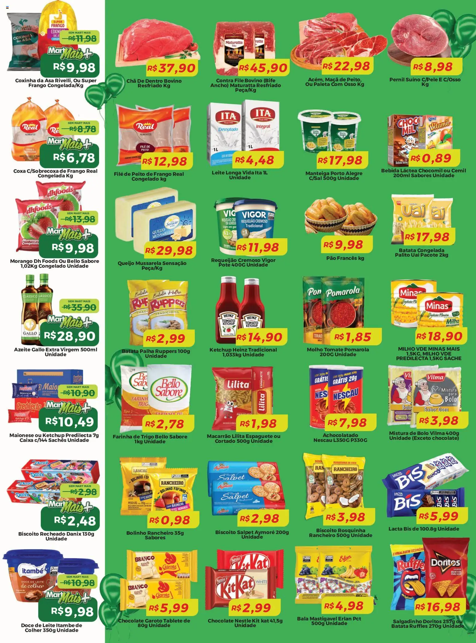 Mart Minas Folheto - válido de 24/09/2026 | Página: 2 | Produtos: Nescau, Maiô, Manteiga, Alimentos