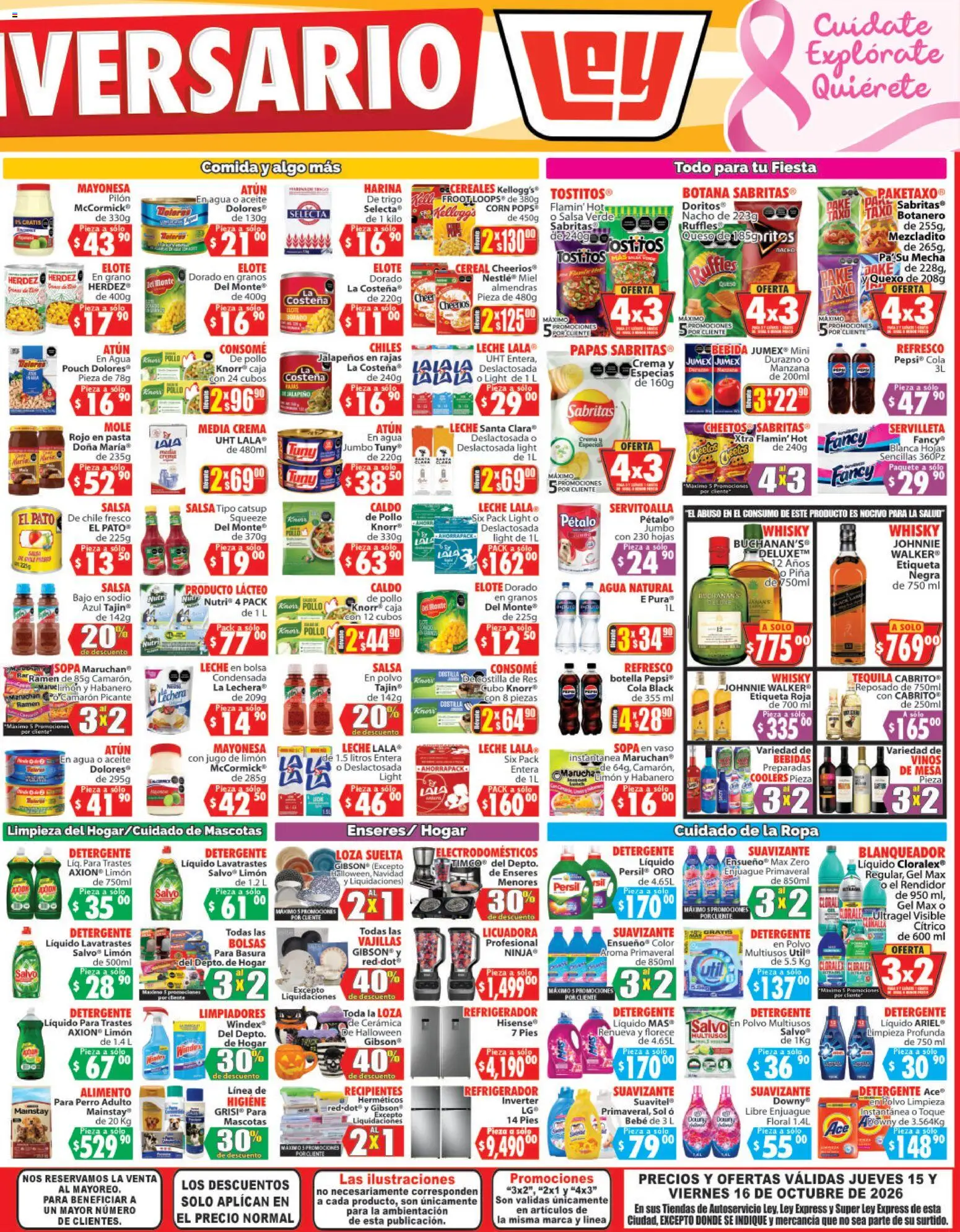 Nuevas ofertas de Casa Ley válidas en toda la República Mexicana desde el 15/10/2026. ¡Encuentra las mejores ofertas en Casa Ley folleto Autoservicio! | Página: 4