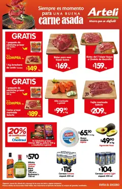 Vista previa de Arteli folleto Carne Valles, nuevo folleto de la tienda, válido en México a partir del 08.05.2026