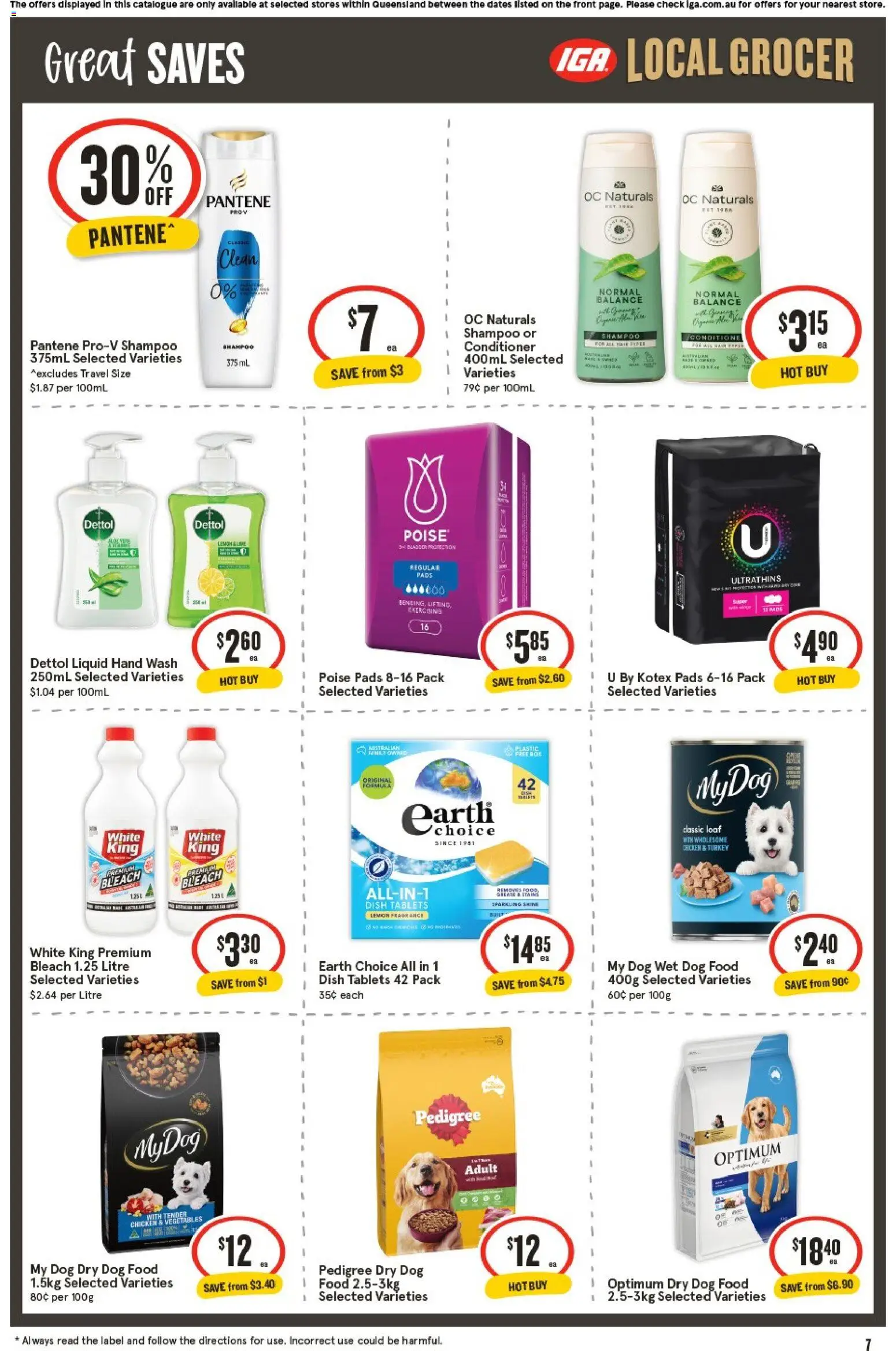 IGA catalogue - valid from 27.05.2026 | Page: 7 | Products: Shampoo, Chicken, Turkey, Tablets