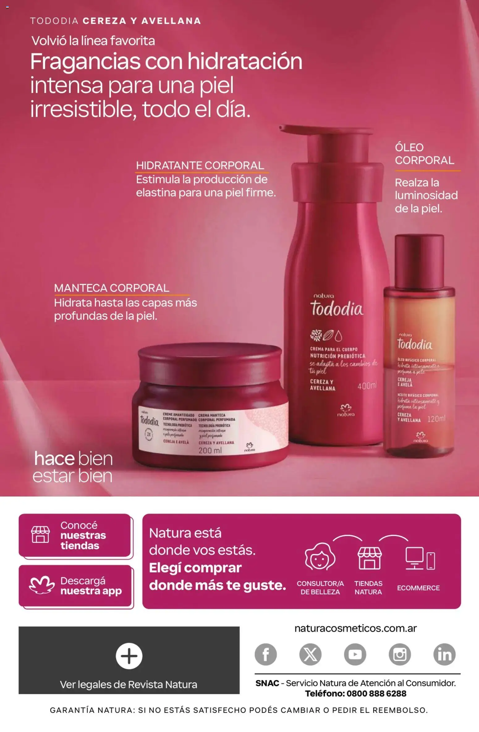 Catálogo Natura Ciclo 10 │ válido desde el 30/06/2026 | Página: 311 | Productos: Teléfono, Aceite, Té, Crema