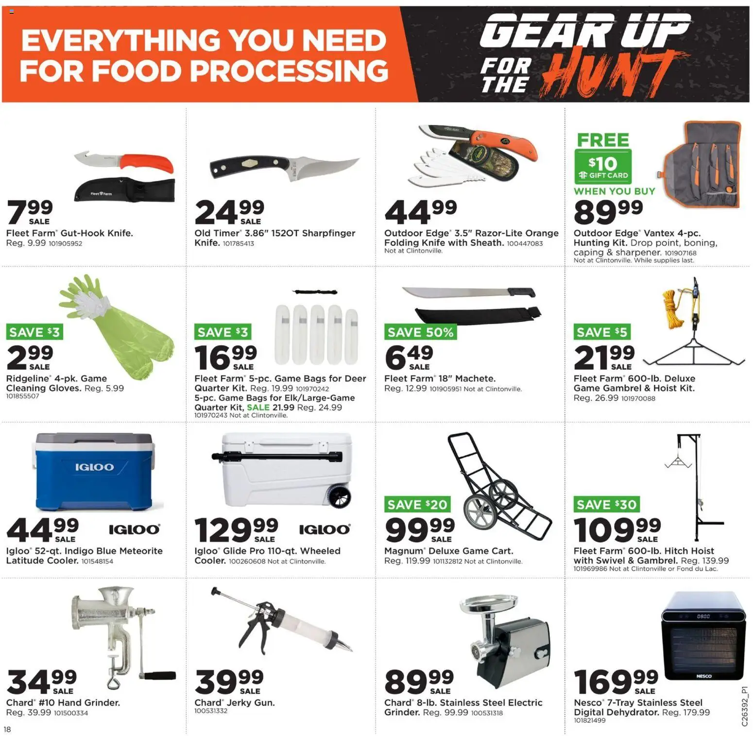 Mills Fleet Farm Gear Up Hunt - valid from 09/21/2026 | Page: 18 | Products: Chard, Swivel, Jerky, Game