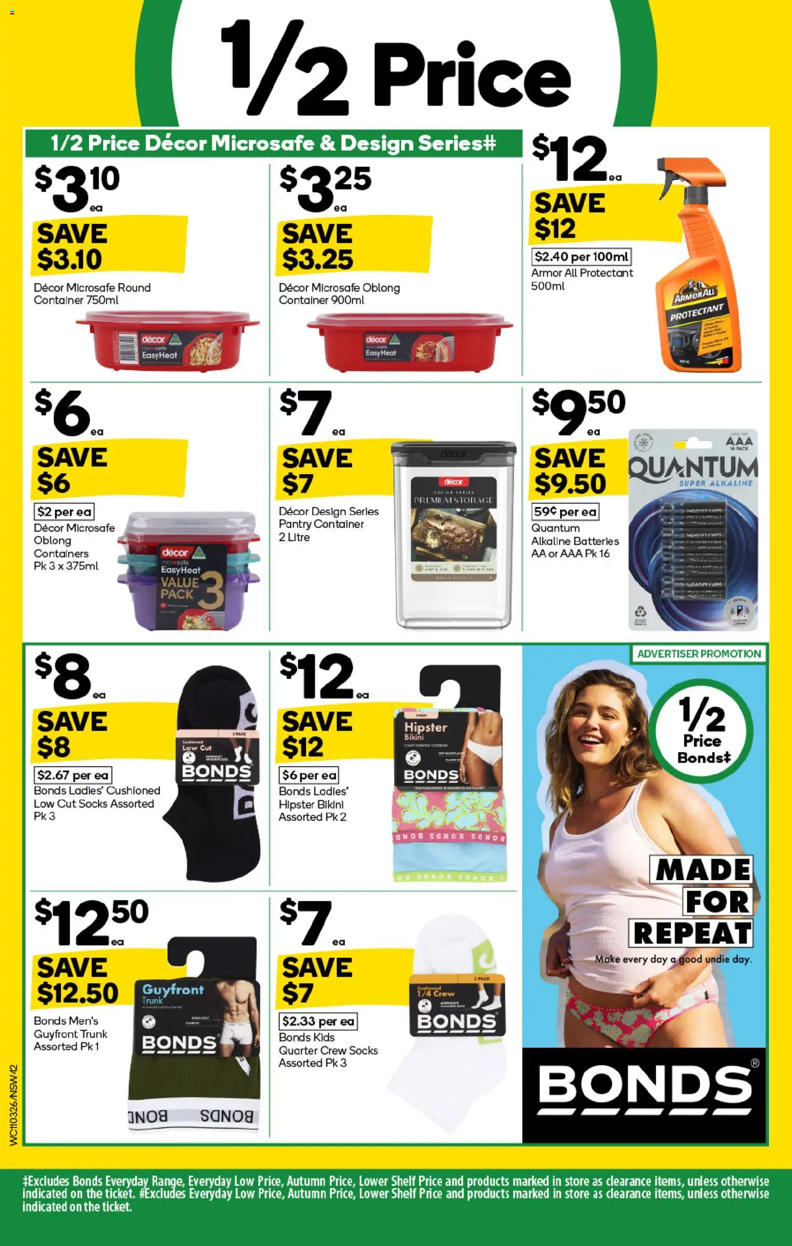 Woolworths catalogue - valid from 11.03.2026 | Page: 42 | Products: Bikini, Decor, Socks, Batteries
