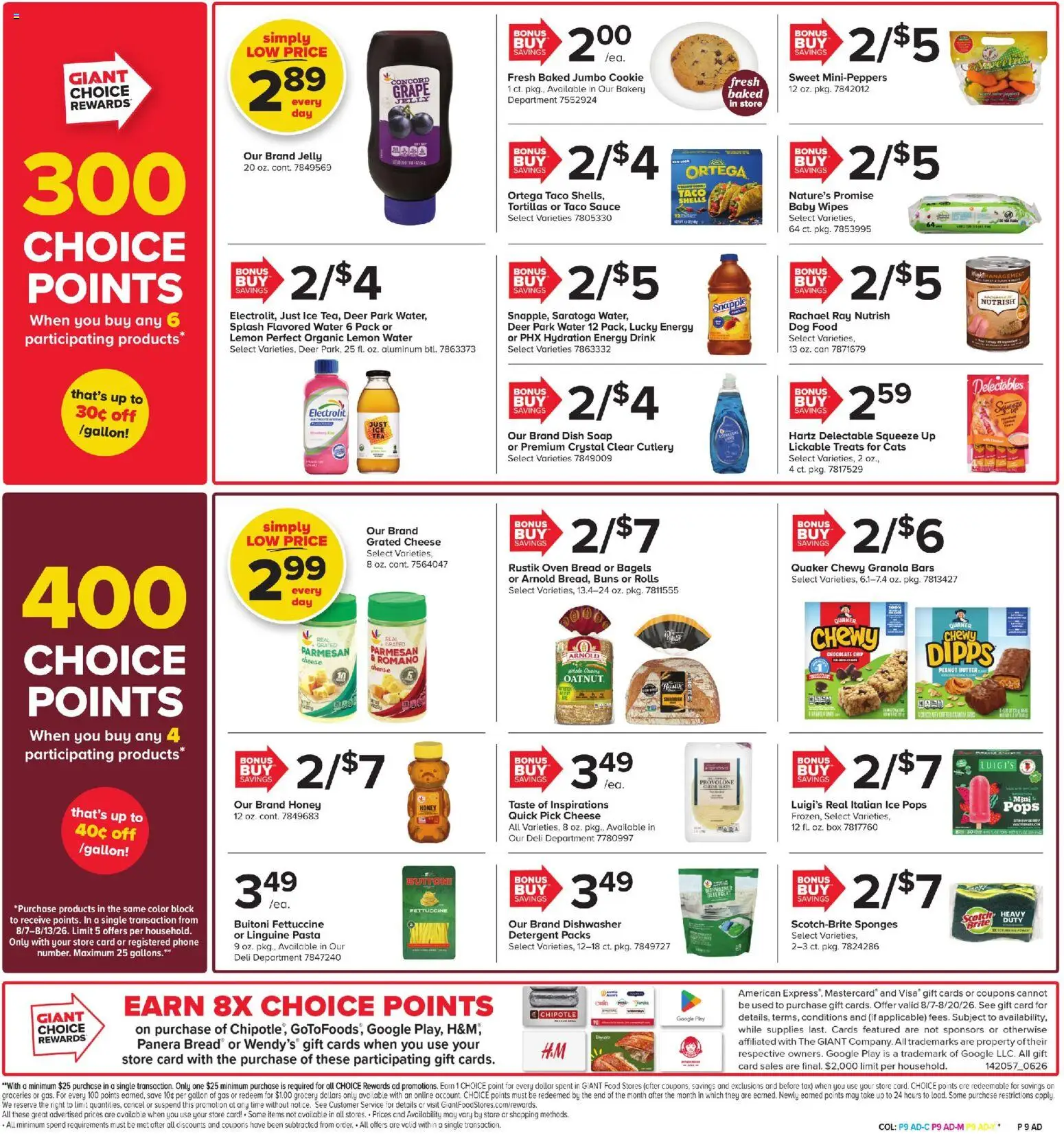 Giant Weekly Ad - valid from 08/07/2026 | Page: 7 | Products: Cheese, Soap, Sponges, Peanut butter