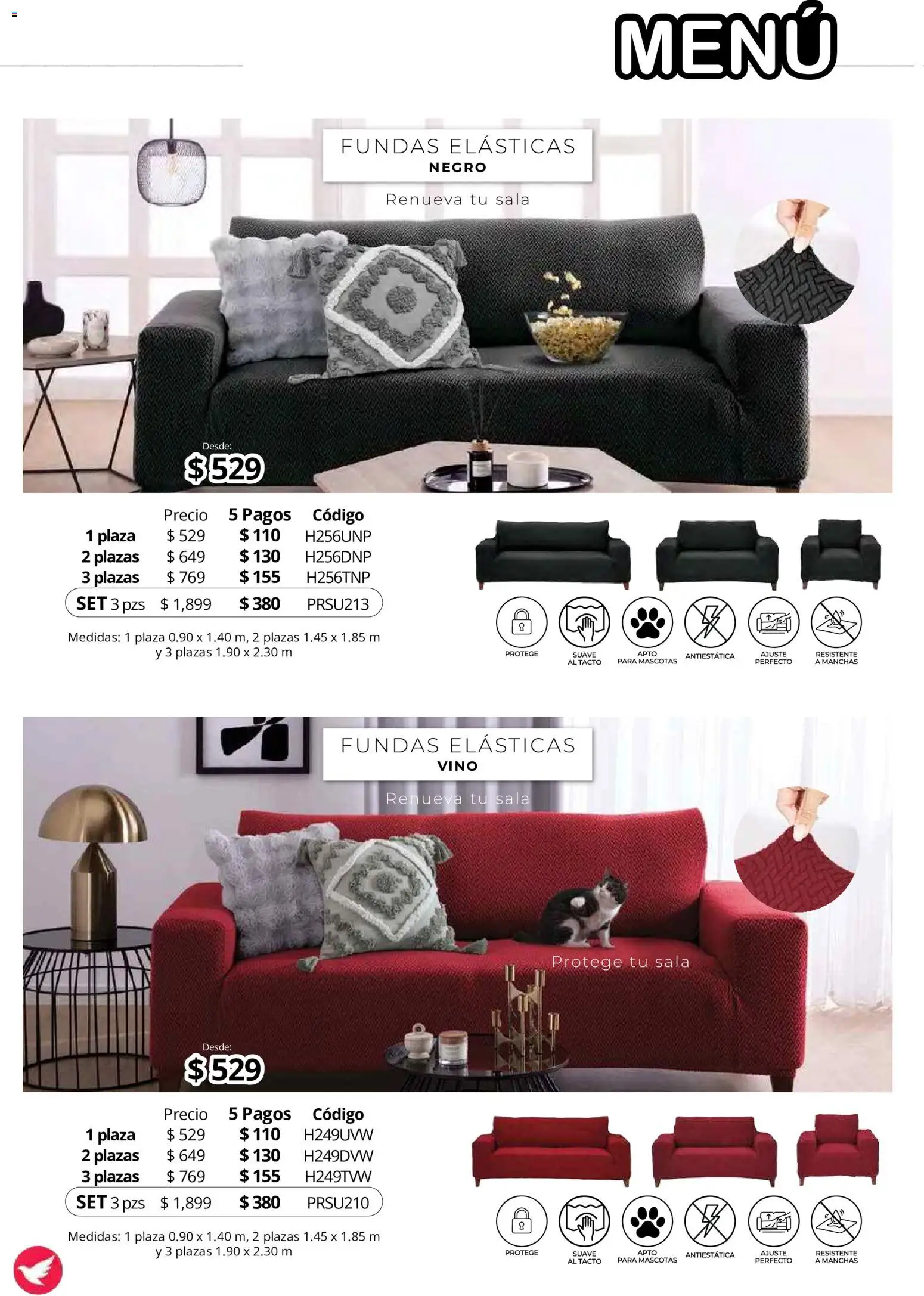 Nuevas ofertas de Colchas Concord válidas en toda la República Mexicana desde el 01/08/2026. ¡Encuentra las mejores ofertas en Colchas Concord catálogo! | Página: 194 | Productos: Fernet, Sala