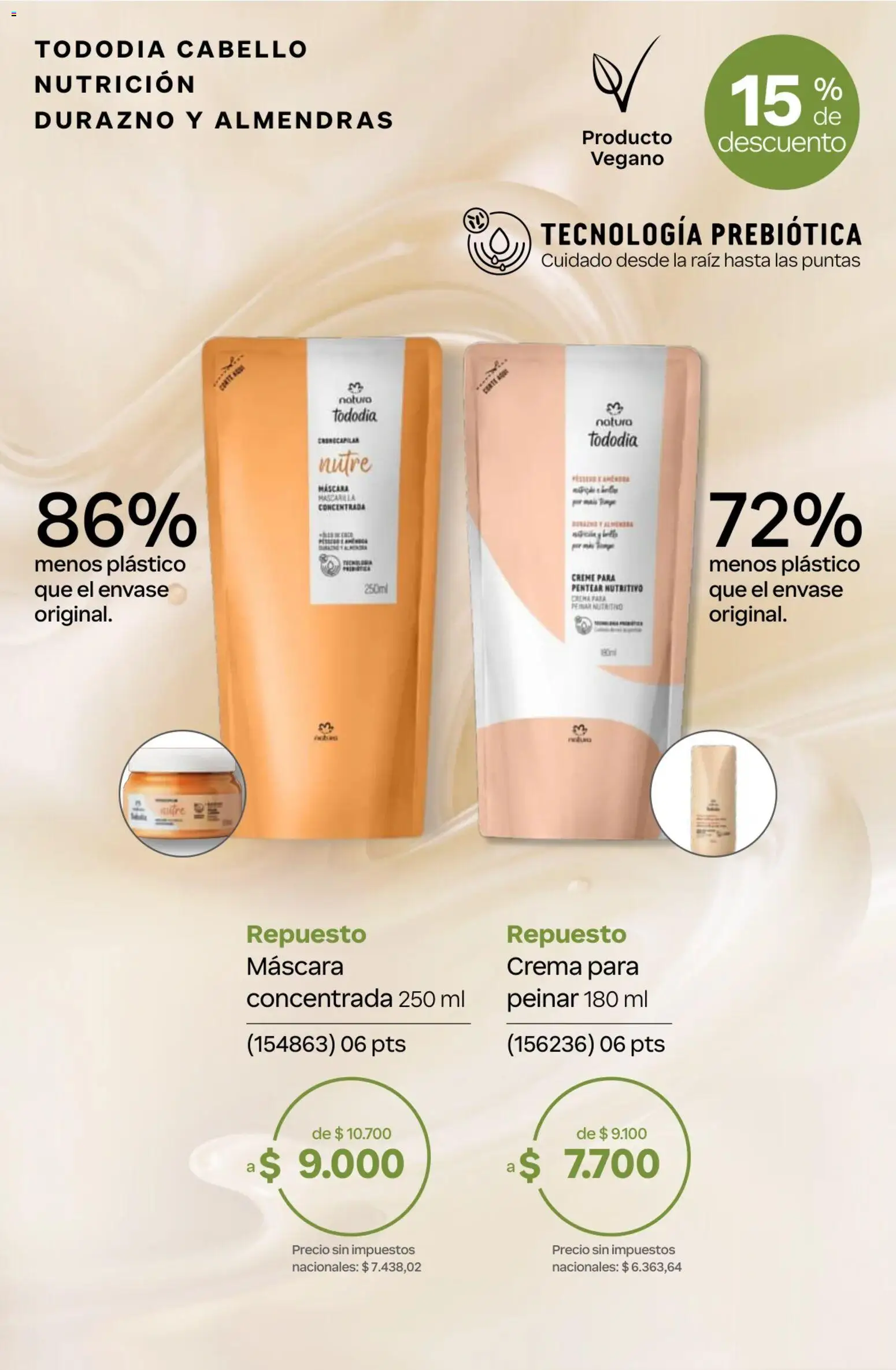 Catálogo Natura Ciclo 13 │ válido desde el 02/09/2026 | Página: 50 | Productos: Mascarilla, Almendras, Máscara, Crema
