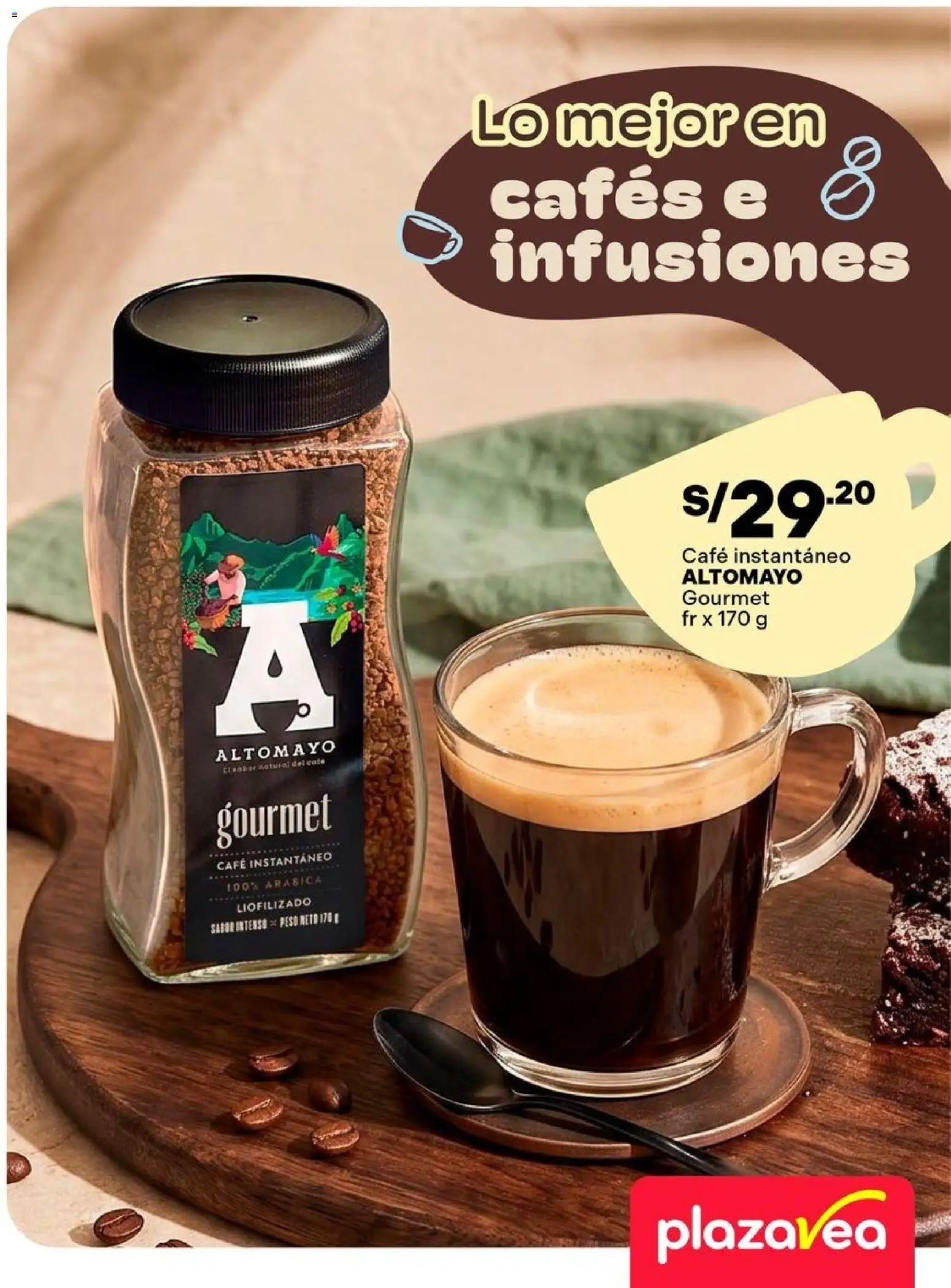 Catálogo Plaza Vea válido desde 17/08/2026 | Página: 1 | Productos: Café, Café instantáneo, Peso