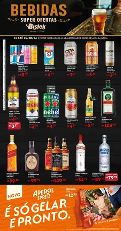 Bistek Supermercados ofertas Bebidas - Pré-Visualização do folheto da loja Bistek Supermercados, válido de 23/10/2026