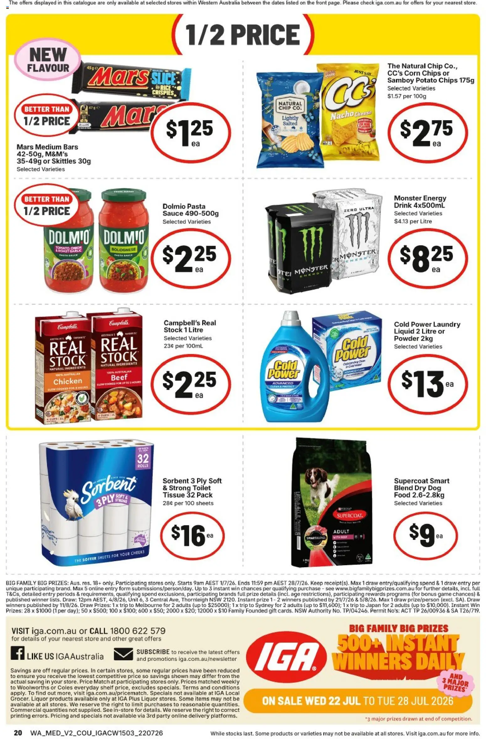 IGA catalogue - valid from 22/07/2026 | Page: 17 | Products: Toilet, Beef, Chips, Game