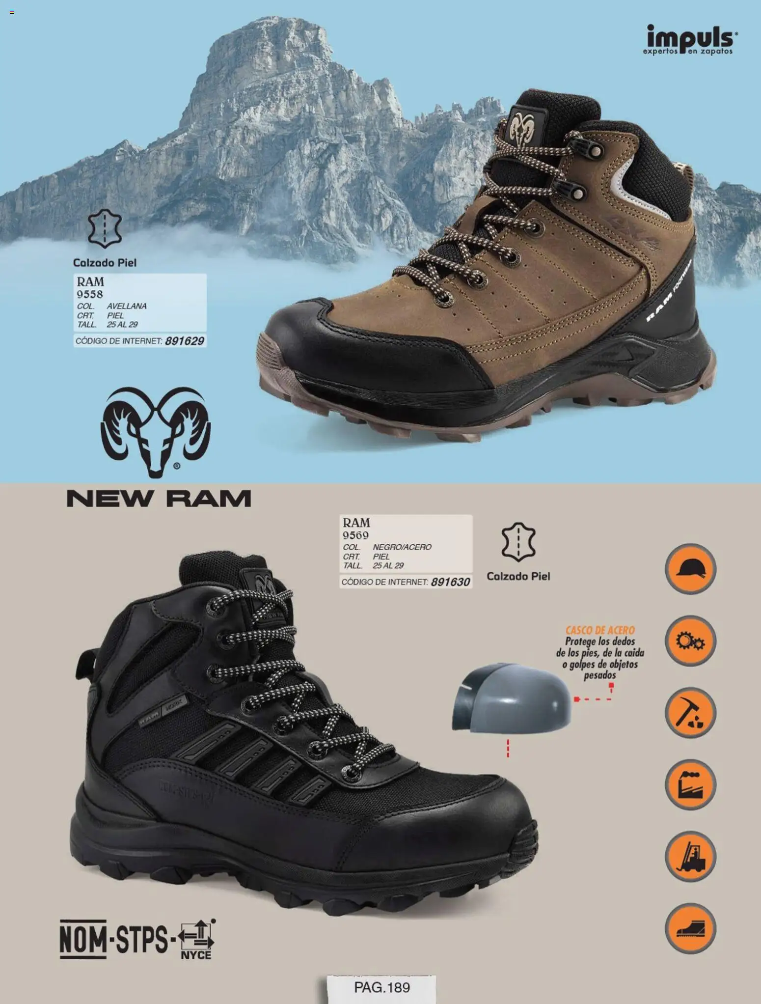 Nuevas ofertas de Impuls válidas en toda la República Mexicana desde el 01/07/2026. ¡Encuentra las mejores ofertas en Impuls catálogo Caballero! | Página: 191 | Productos: Zapatos