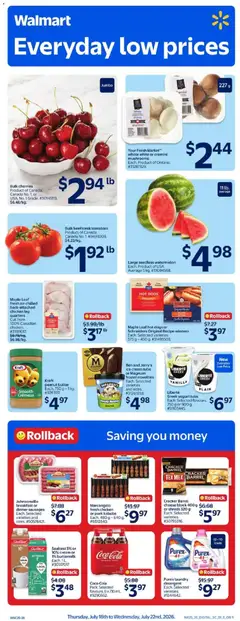 Preview of Walmart weekly flyer from shop Walmart valid from Jul 16, 2026