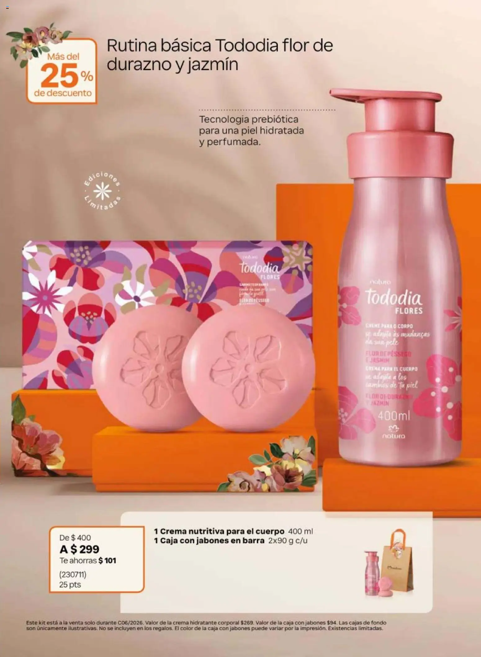 Nuevas ofertas de Natura válidas en toda la República Mexicana desde el 02.04.2026. ¡Encuentra las mejores ofertas en Natura campaña 6 2026! | Página: 31 | Productos: Durazno, Crema, Barra, Caja