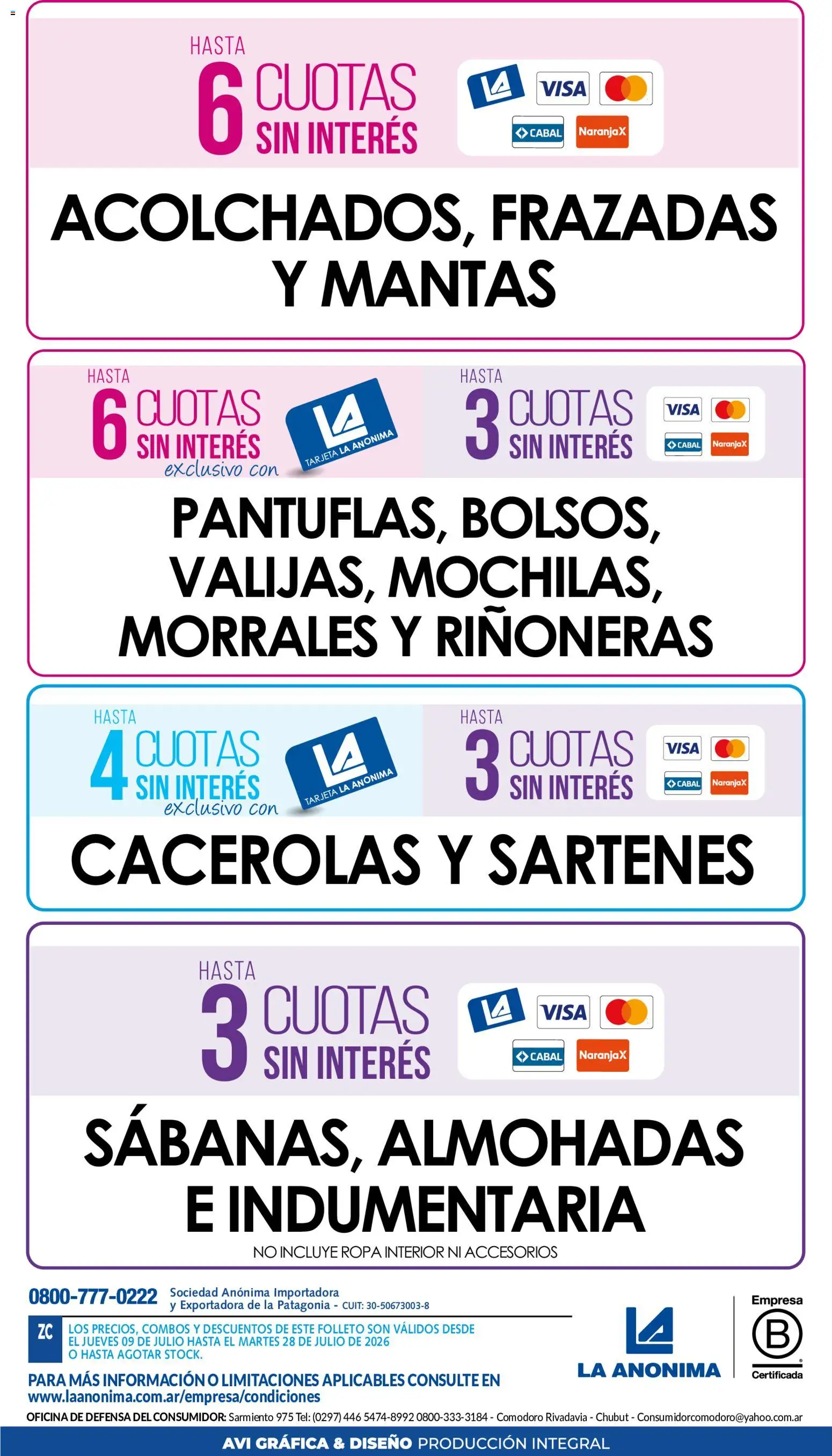 La Anonima - Catálogo especiales - vacaciones invierno │ válido desde el 09/07/2026 | Página: 24 | Productos: Ropa, Ropa interior