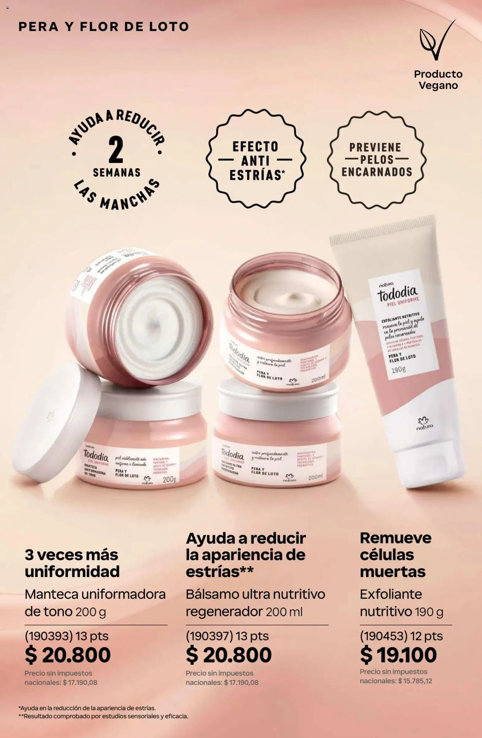 Catálogo Natura Ciclo 10 │ válido desde el 30/06/2026 | Página: 203 | Productos: Pera, Bálsamo, Manteca