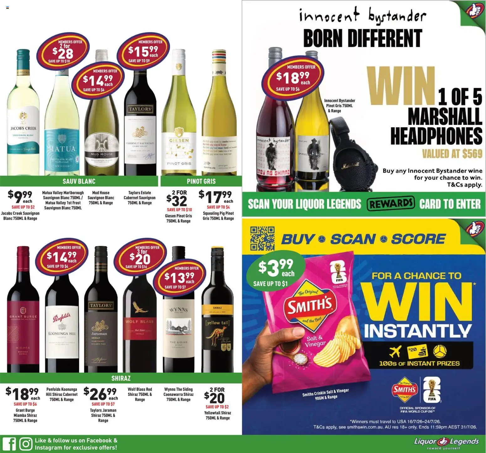Liquor Legends catalogue - valid from 03.06.2026 | Page: 3 | Products: Wine, Salt, Vinegar, Headphones