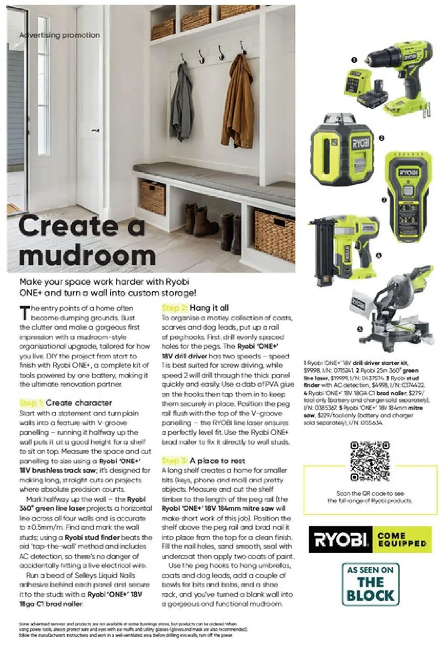 Bunnings Warehouse catalogue - valid from 01/09/2026 | Page: 82 | Products: Shelf, Phone, Glue, Ryobi