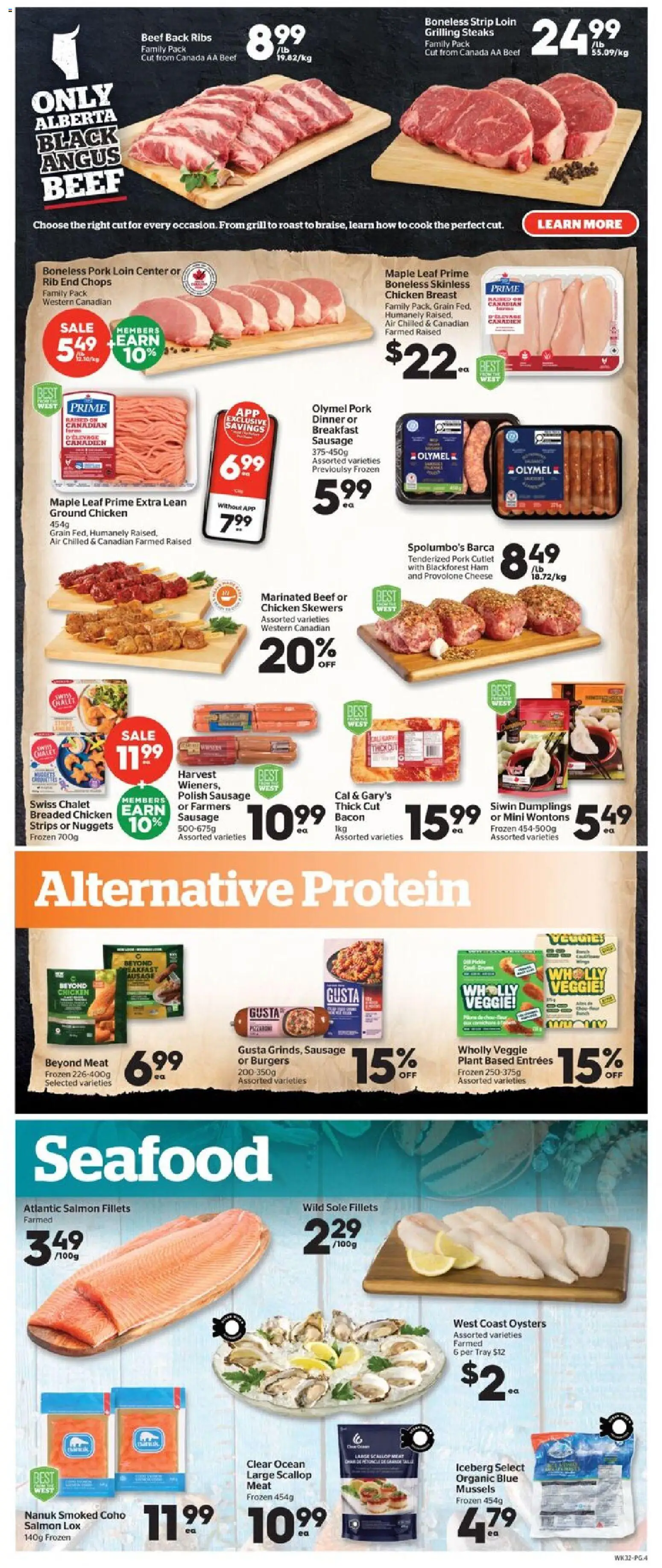 Calgary Co-op flyer valid from 11.06.2026 | Page: 4 | Products: Beef, Grill, Chicken, Pork