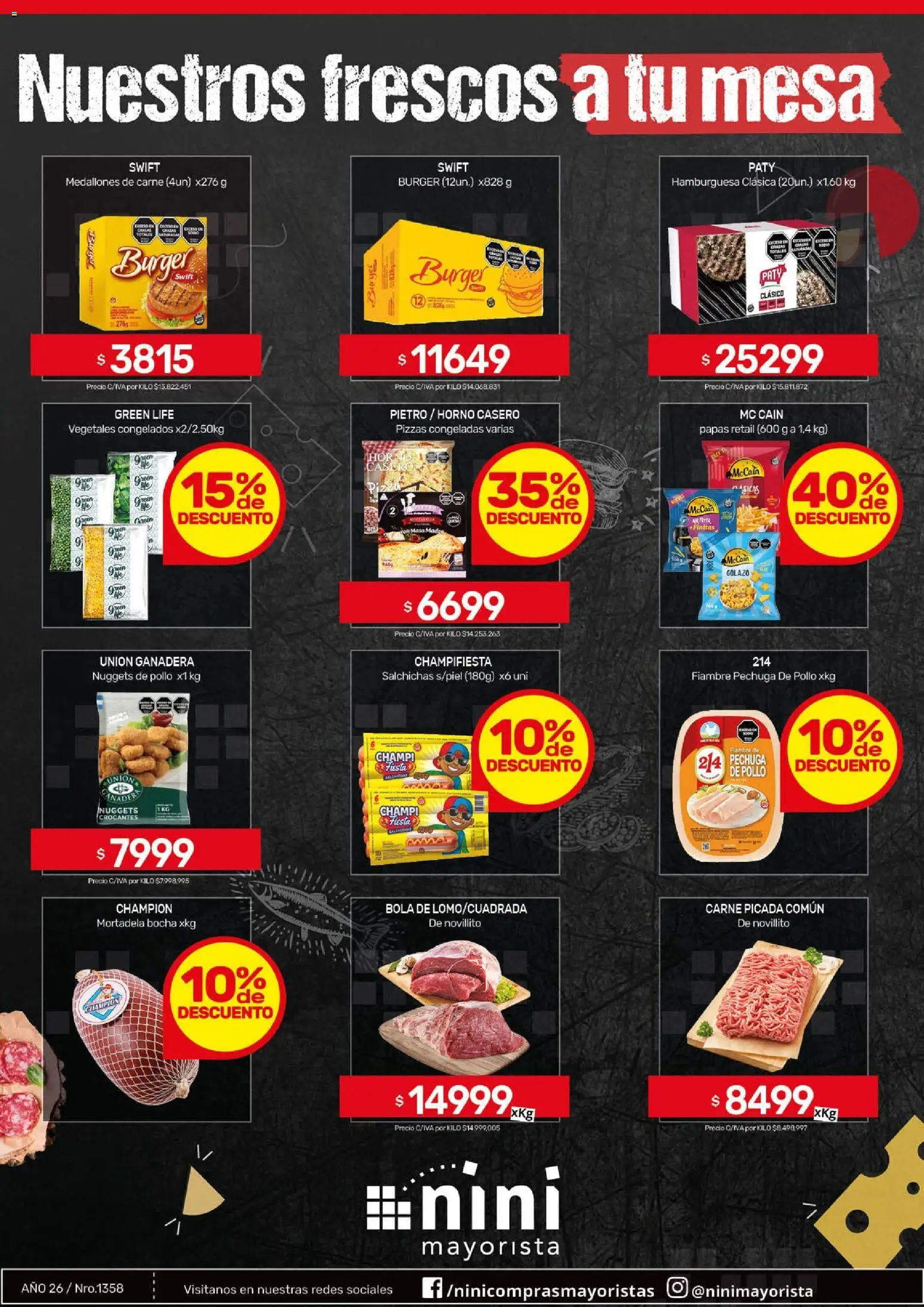 NINI Mayorista ofertas │ válido desde el 04.05.2026 | Página: 36 | Productos: Horno, Mesa, Pollo, Pizza