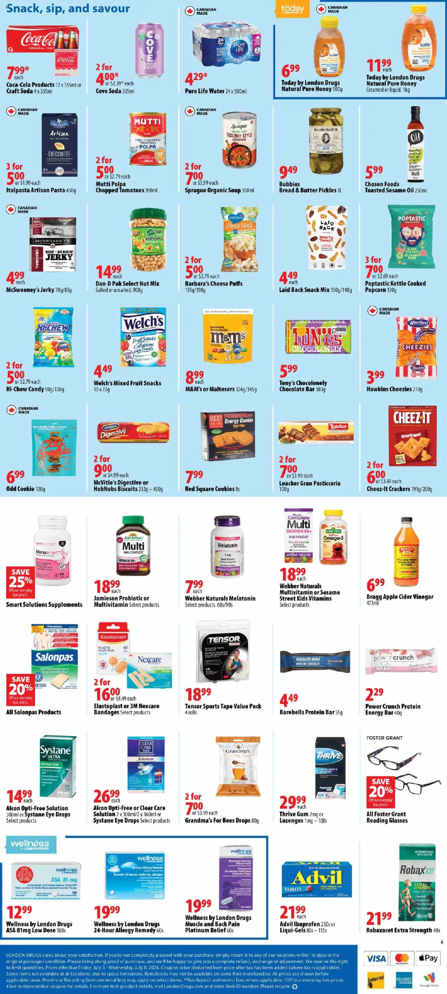 London Drugs flyer valid from Jul 3, 2026 | Page: 6