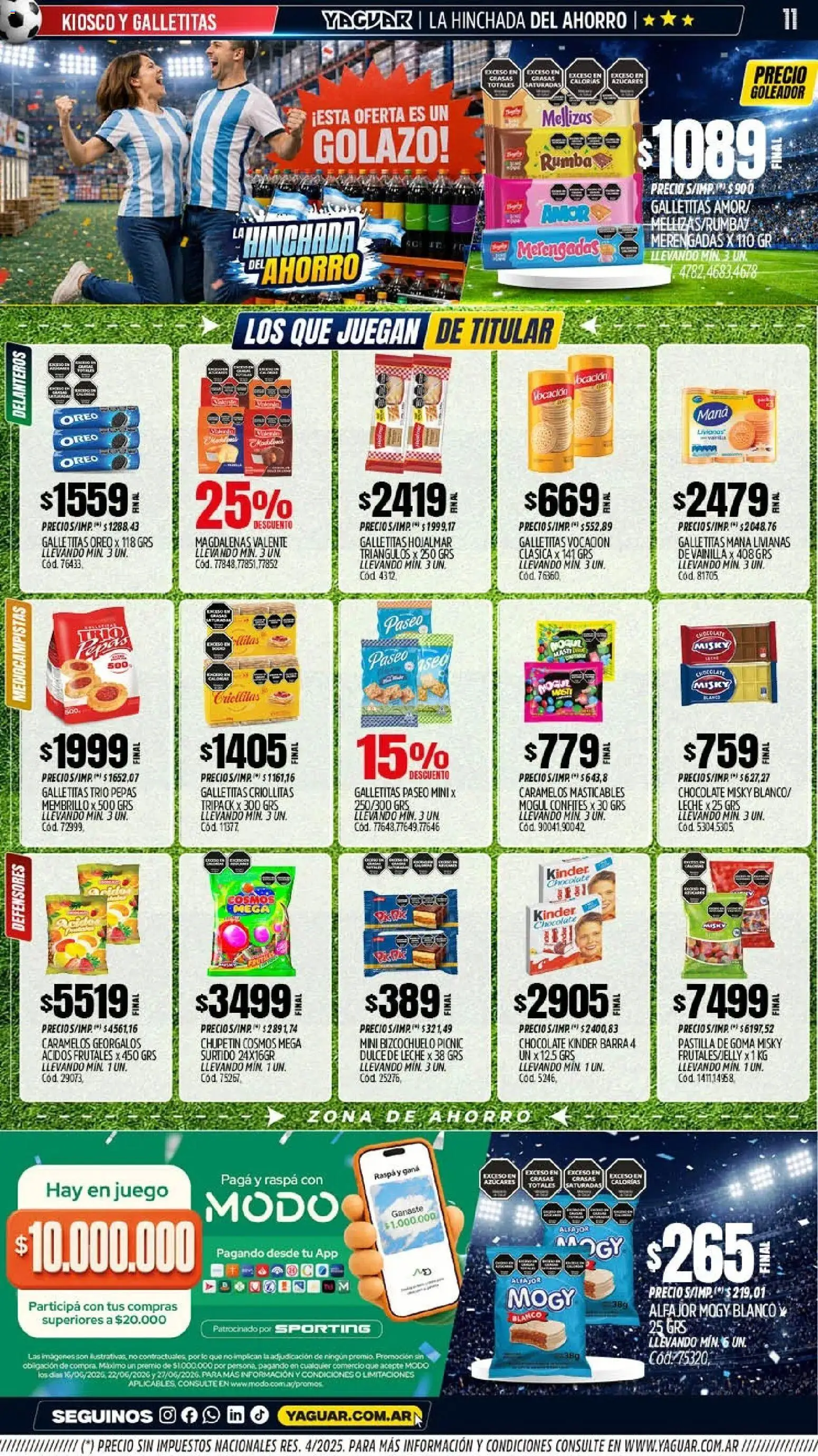 Yaguar - Oferta Semanal General Roca │ válido desde el 22/06/2026 | Página: 11