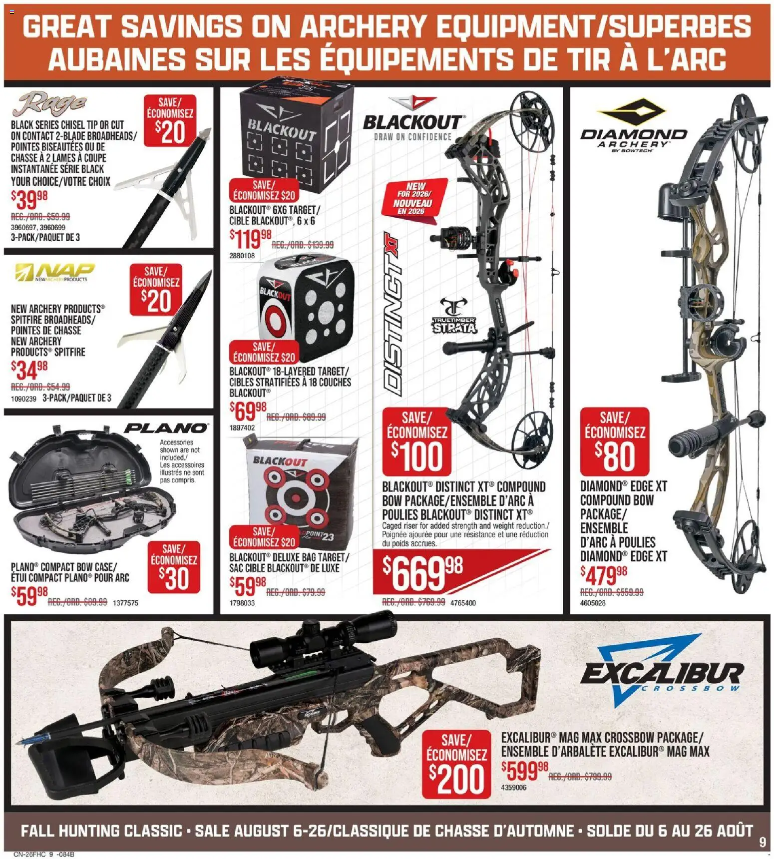 Cabelas flyer valid from Aug 6, 2026 | Page: 9 | Products: Bag